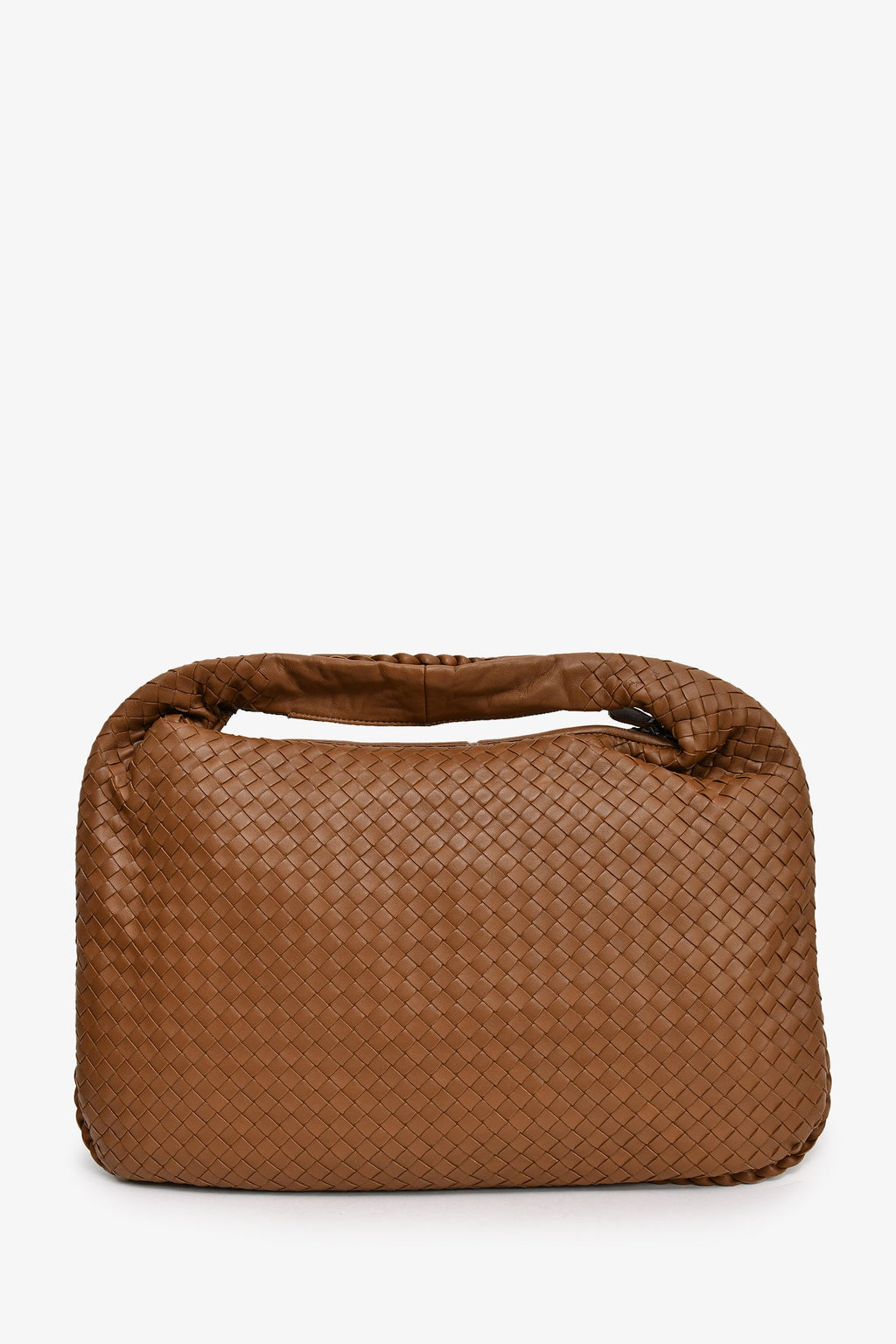 Bottega Veneta Brown Leather Intrecciato Shoulder Bag