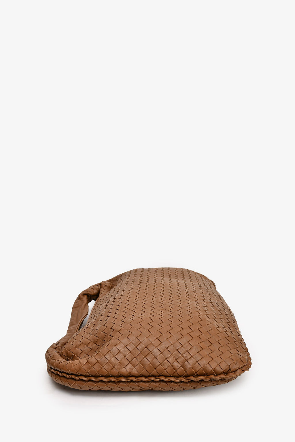 Bottega Veneta Brown Leather Intrecciato Shoulder Bag