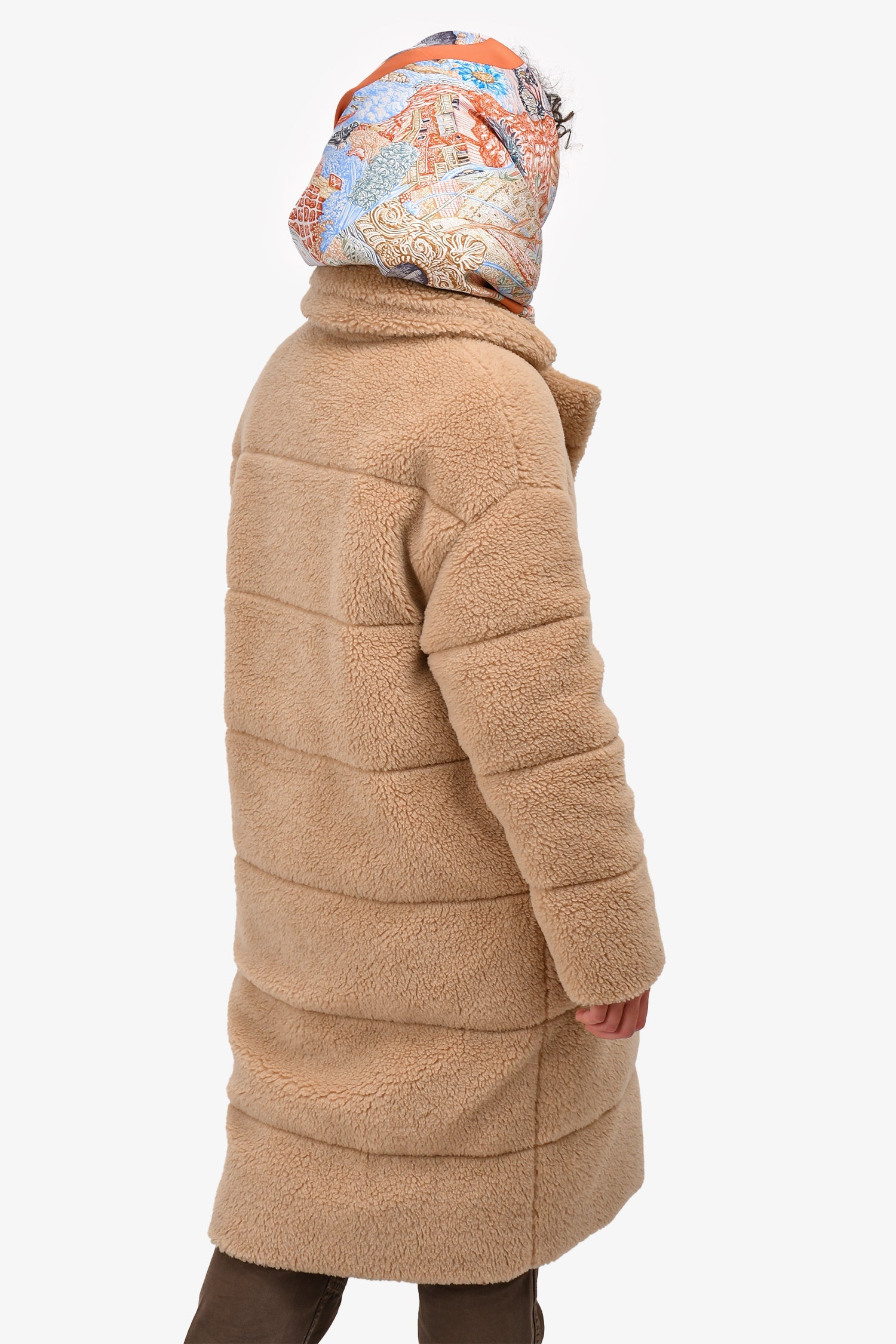 Moncler Brown Nylon/Faux Fur Bagaud Reversible Jacket Size 0