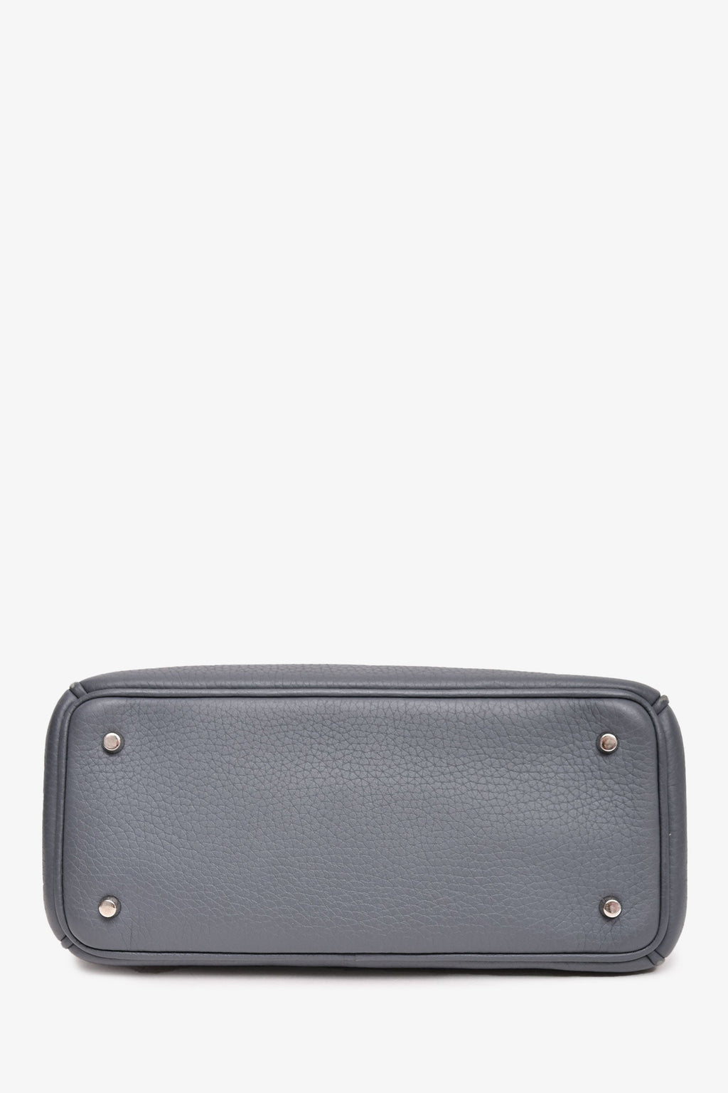 Christian Dior Grey Grained Leather 'Diorissimo' Tote with Strap