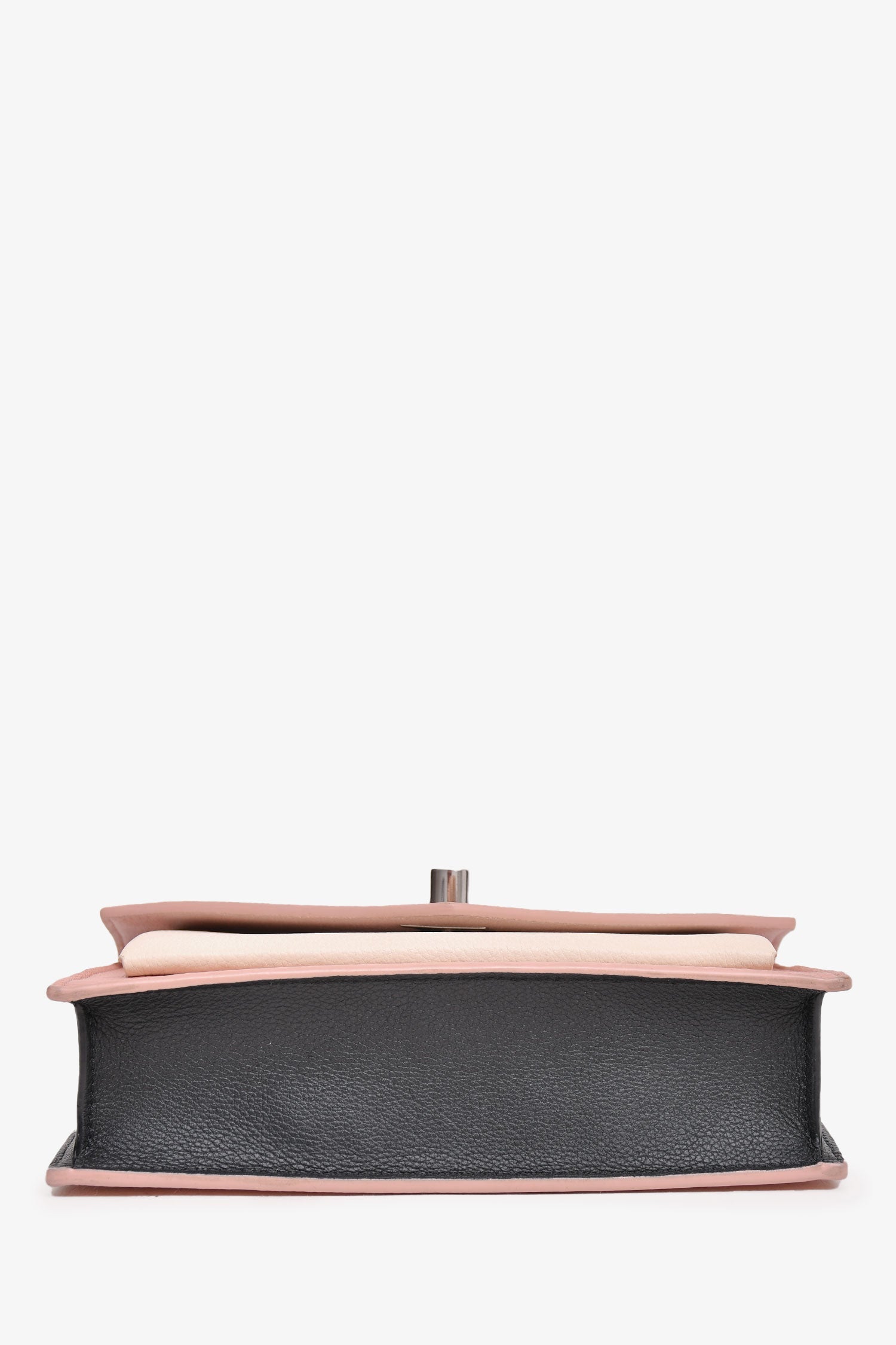 Louis Vuitton Pink/White Leather 'Lock Me' Chain Bag
