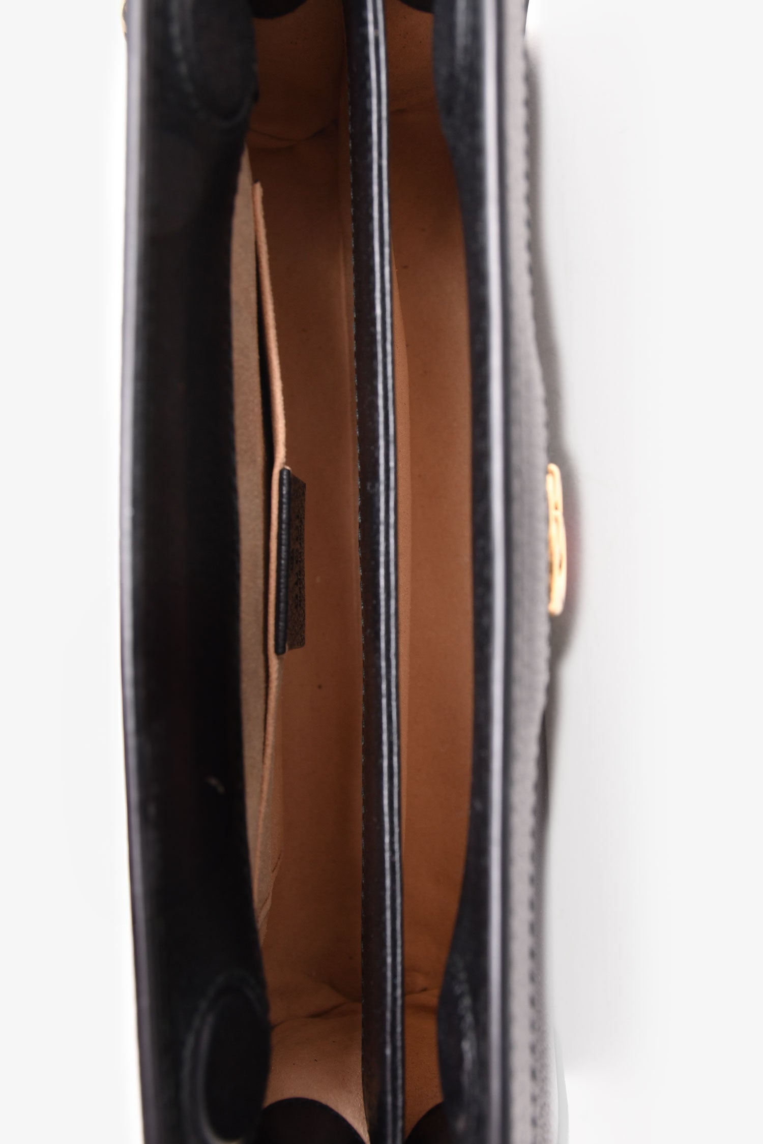 Gucci Black Leather Web Ophidia Chain Bag