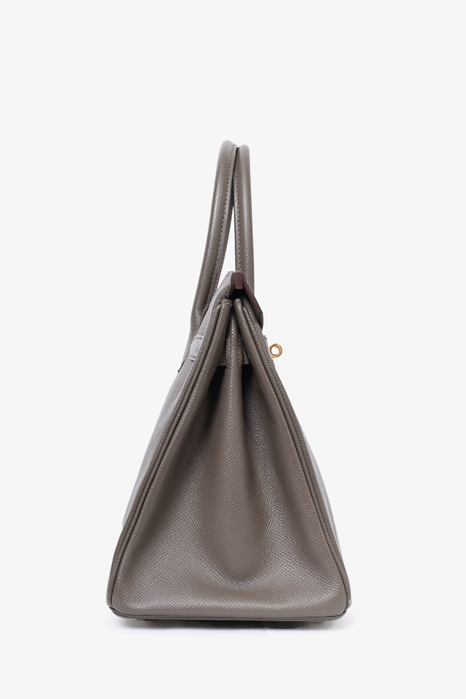 Hermès 2020 Birkin 30 Gris Etain Epson Leather Top Handle Bag
