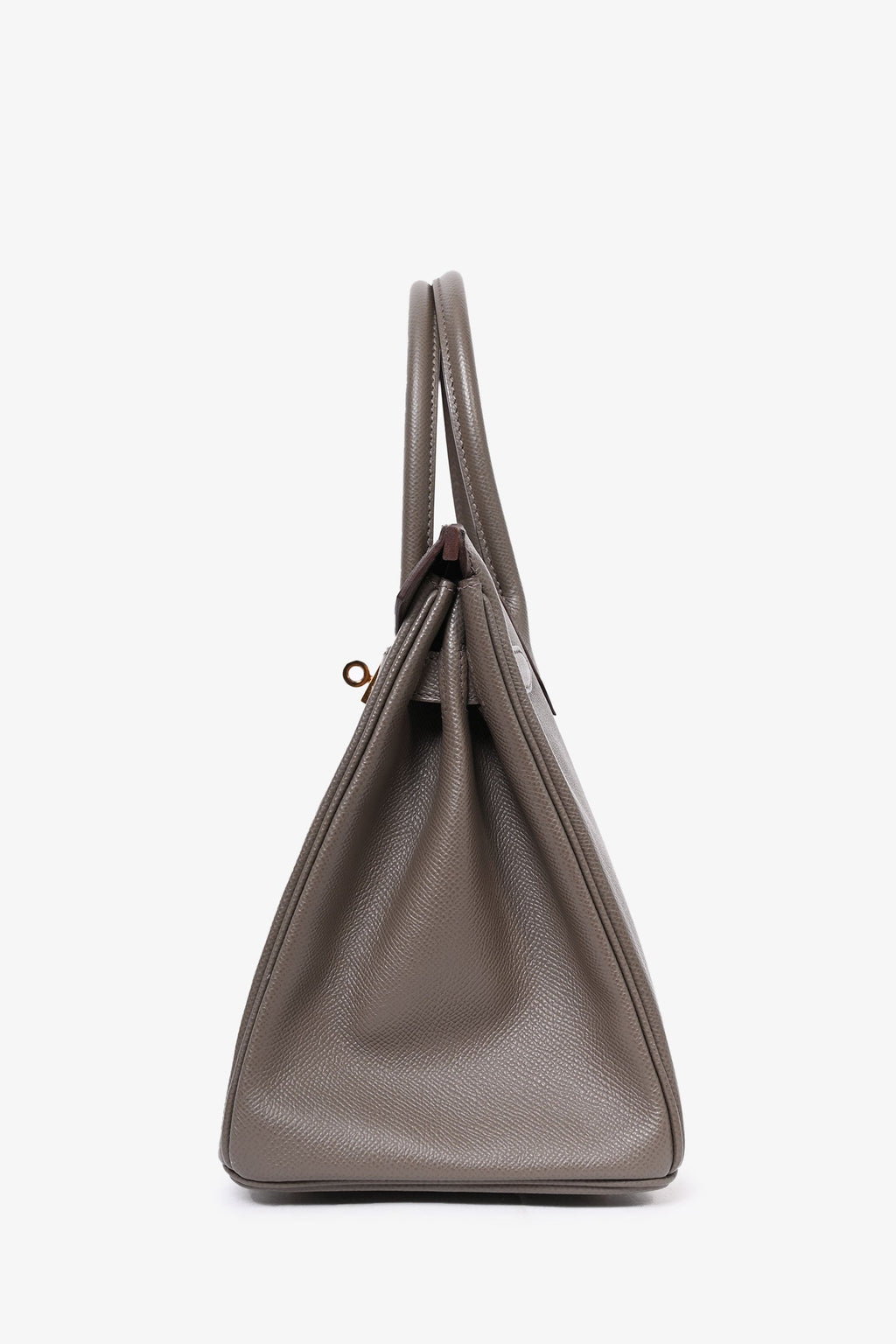 Hermès 2020 Birkin 30 Gris Etain Epson Leather Top Handle Bag