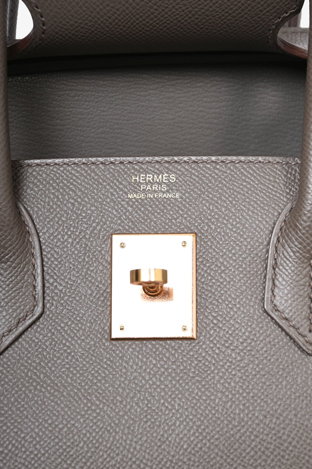 Hermès 2020 Birkin 30 Gris Etain Epson Leather Top Handle Bag