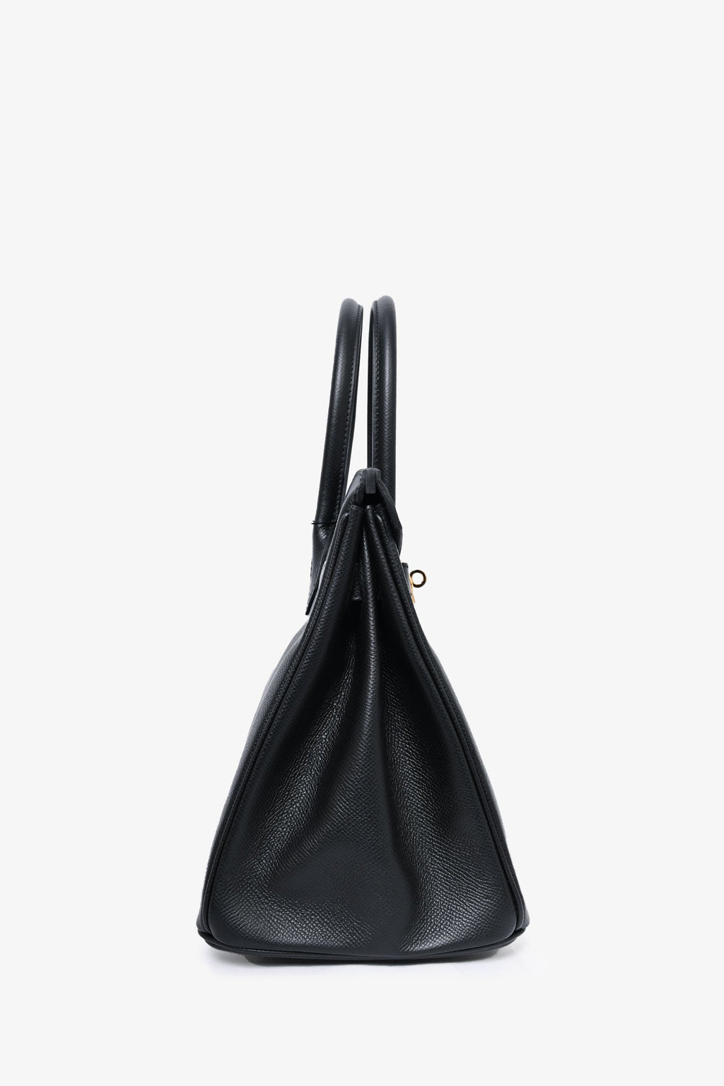 Hermès 2020 Black Epsom Leather Retourne Birkin 30 GHW
