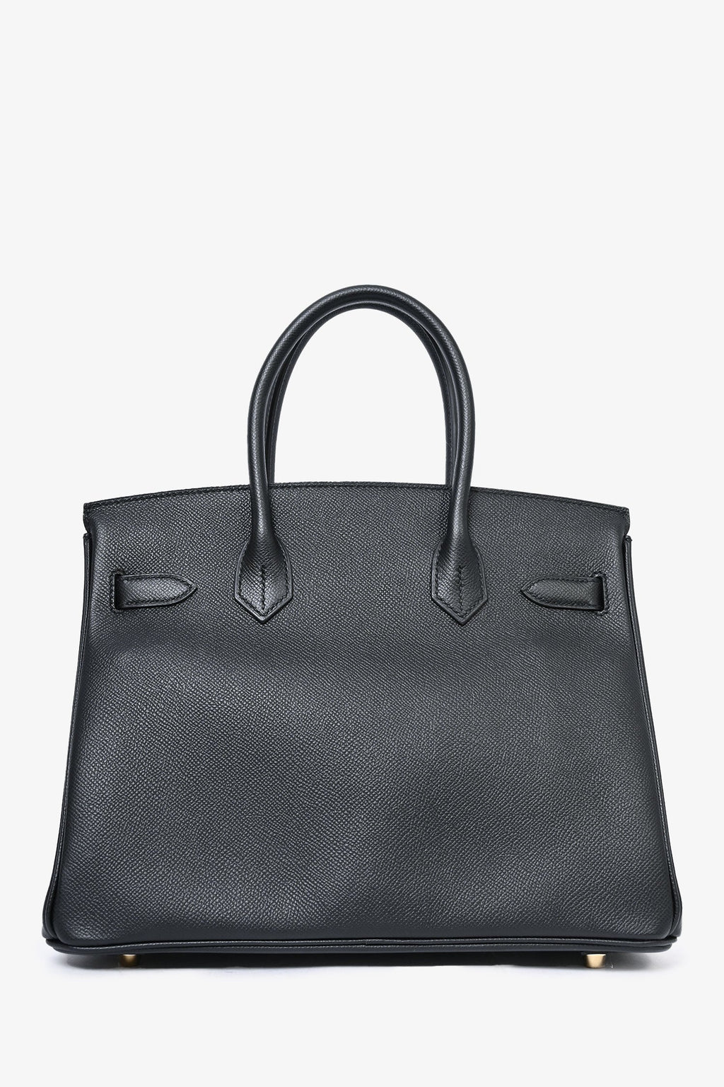 Hermès 2020 Black Epsom Leather Retourne Birkin 30 GHW