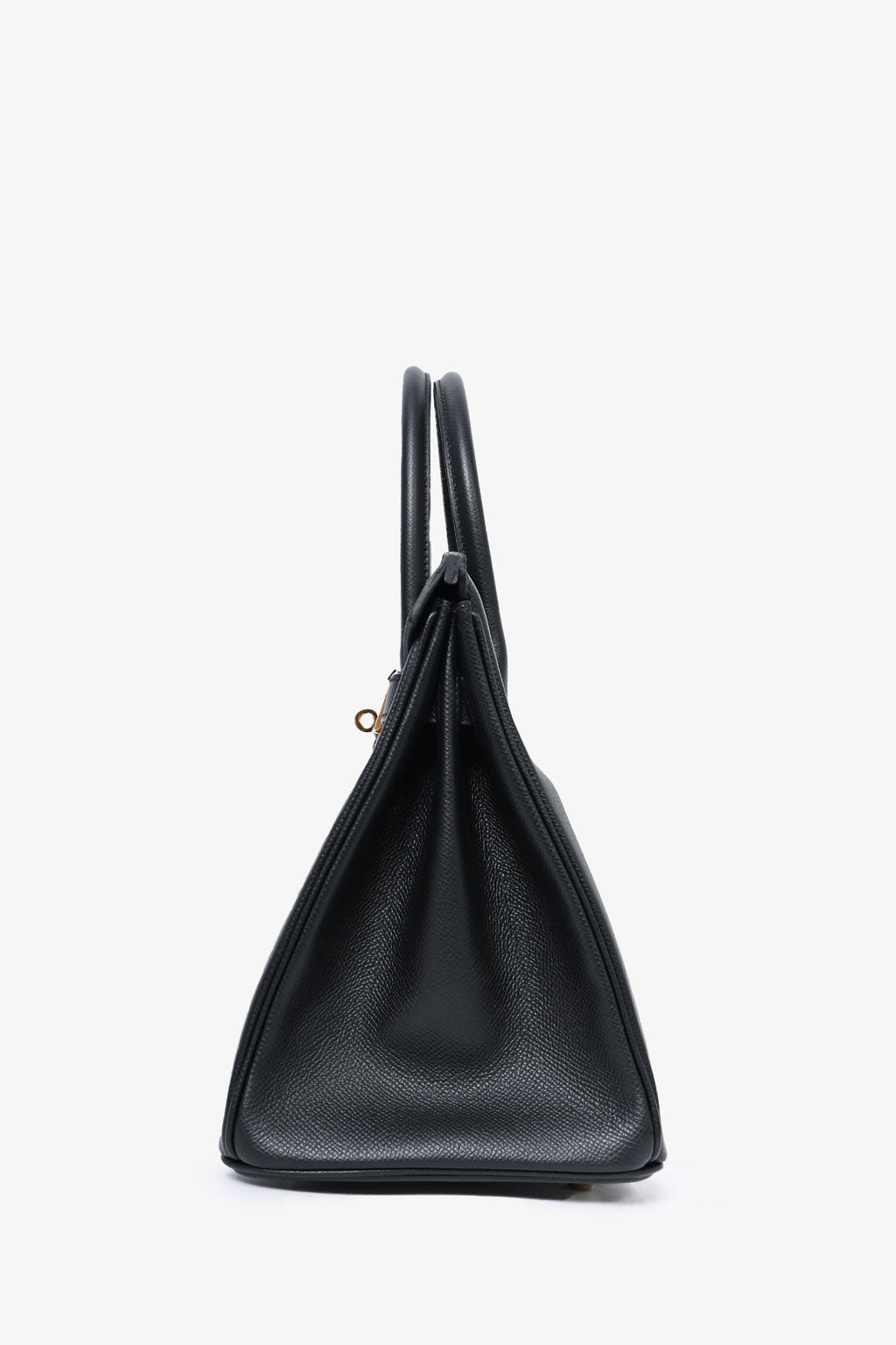 Hermès 2020 Black Epsom Leather Retourne Birkin 30 GHW