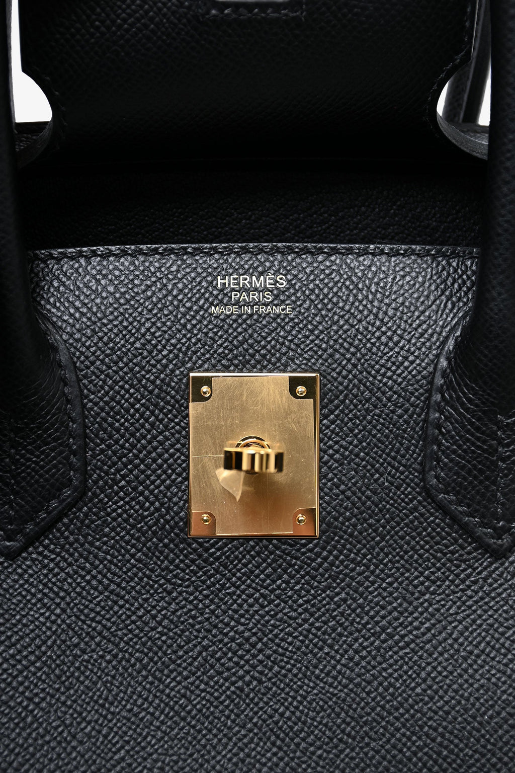 Hermès 2020 Black Epsom Leather Retourne Birkin 30 GHW