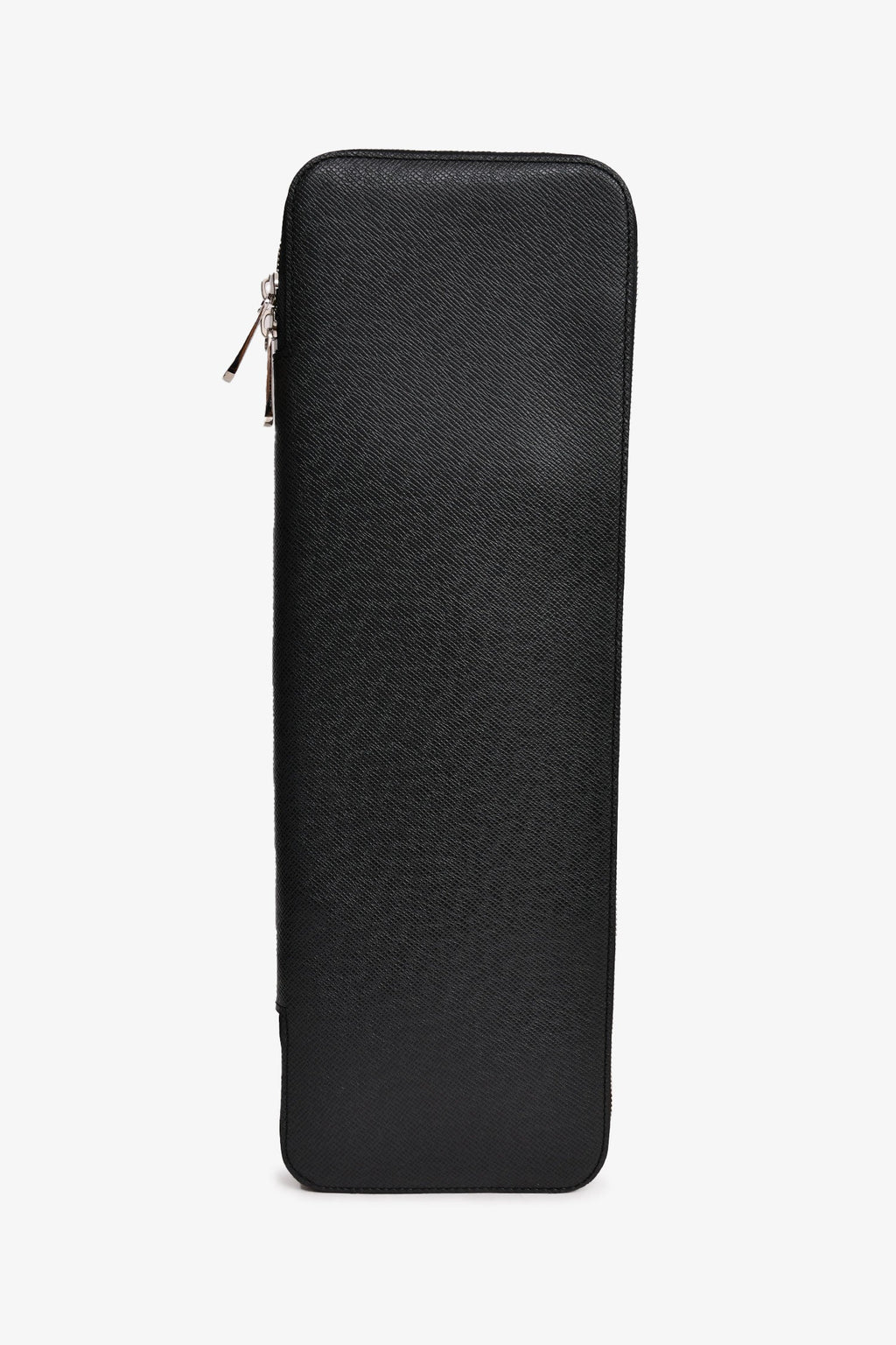 Louis Vuitton 2012 Black Taiga Leather Zip 5 Tie Case