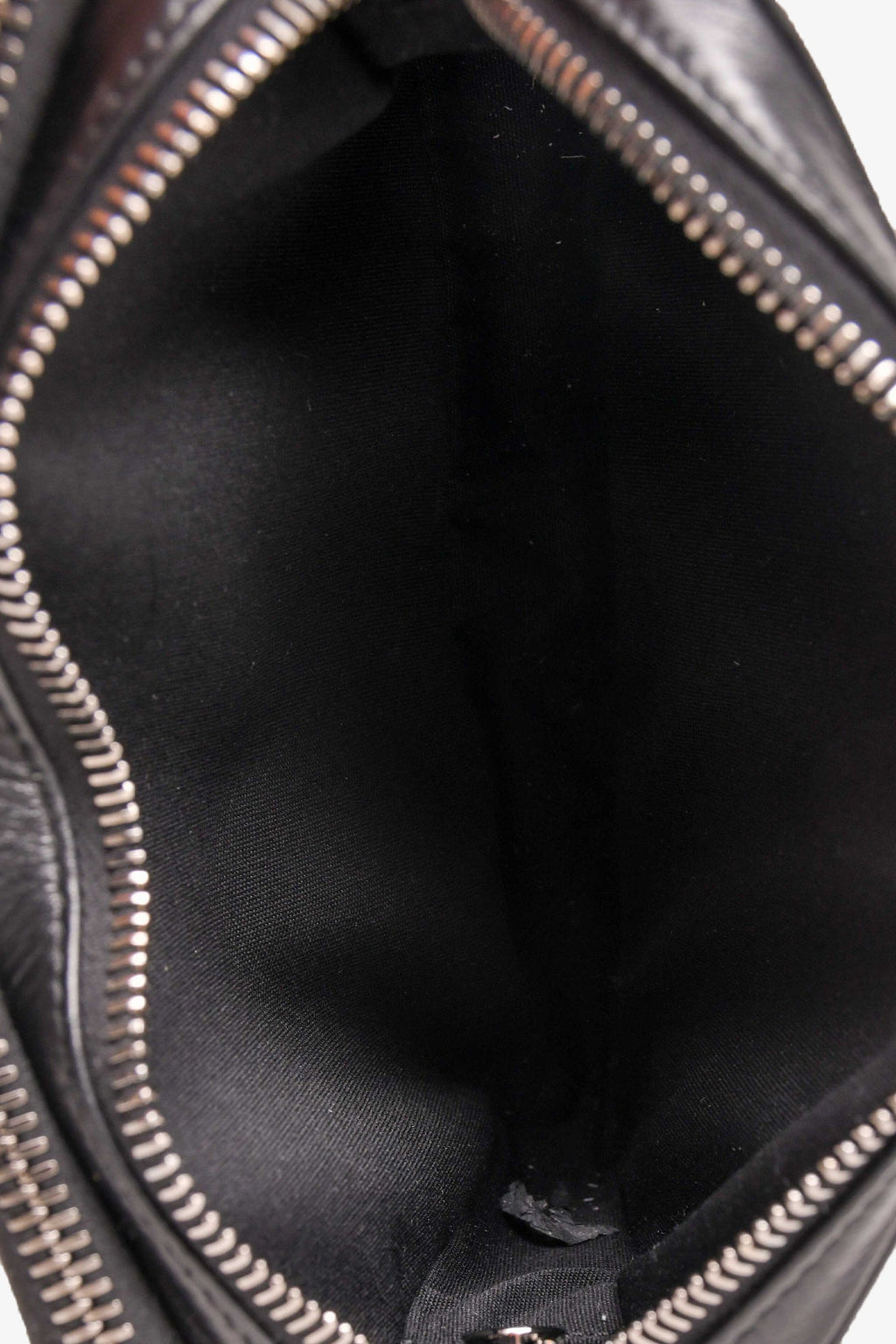 Dior Homme Black Coated Canvas CD Print Zipped Pouch