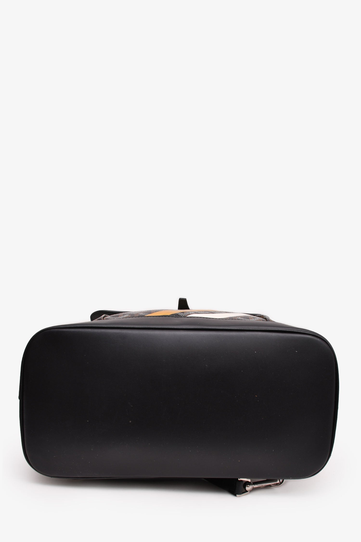 Goyard Black Goyardine Alphin Backpack with Monogram (As Is)