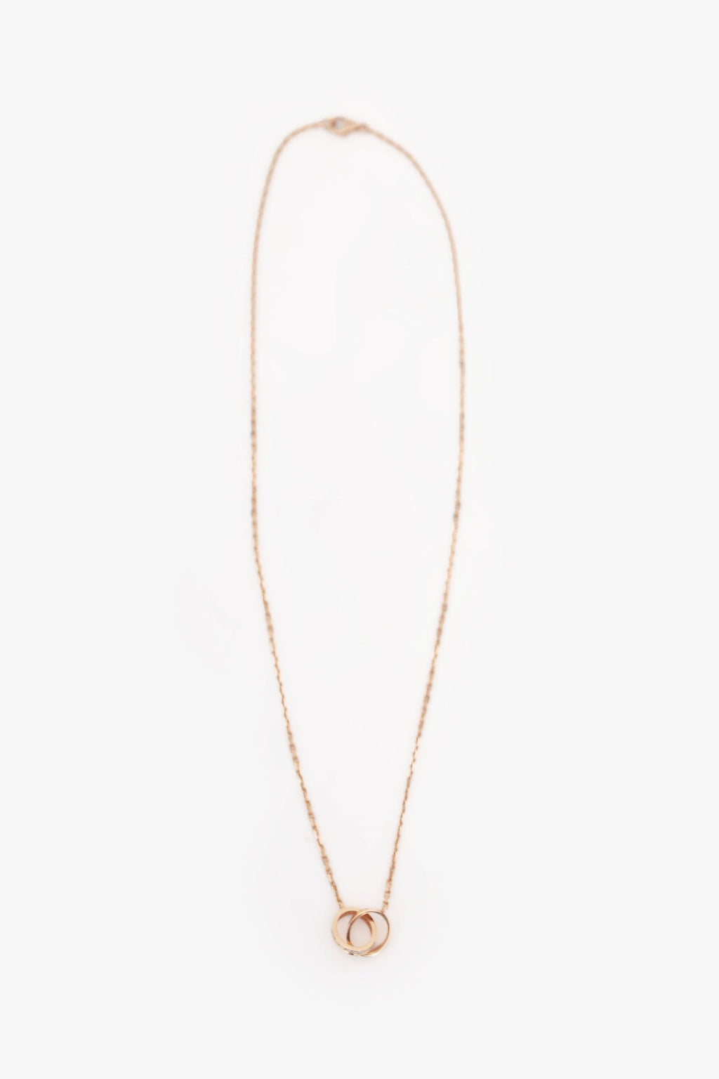 Cartier 18K Rose Gold Diamond Love Necklace