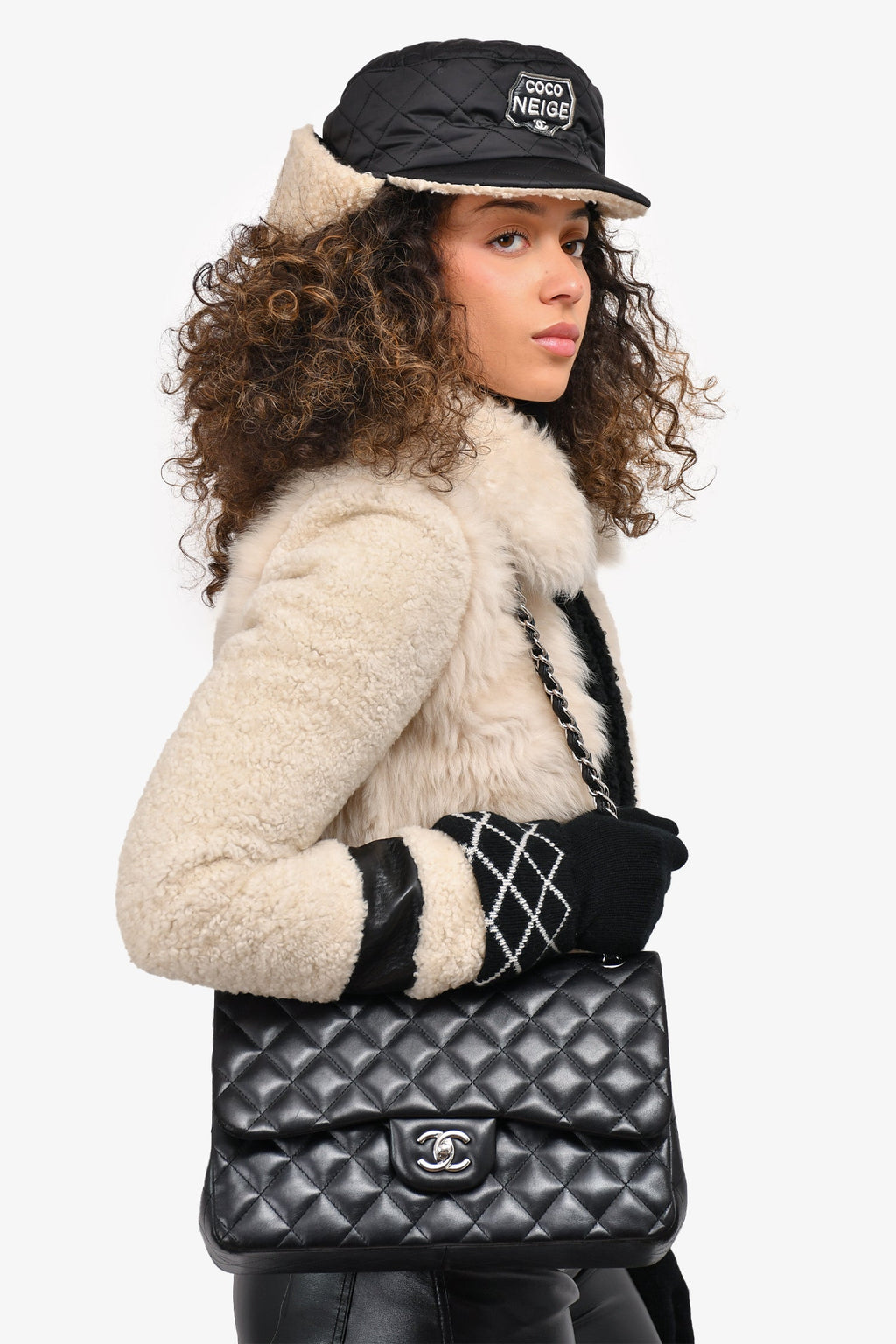 Pre-Loved Chanel™ 2016/17 Lambskin Jumbo Double Flap (As Is)