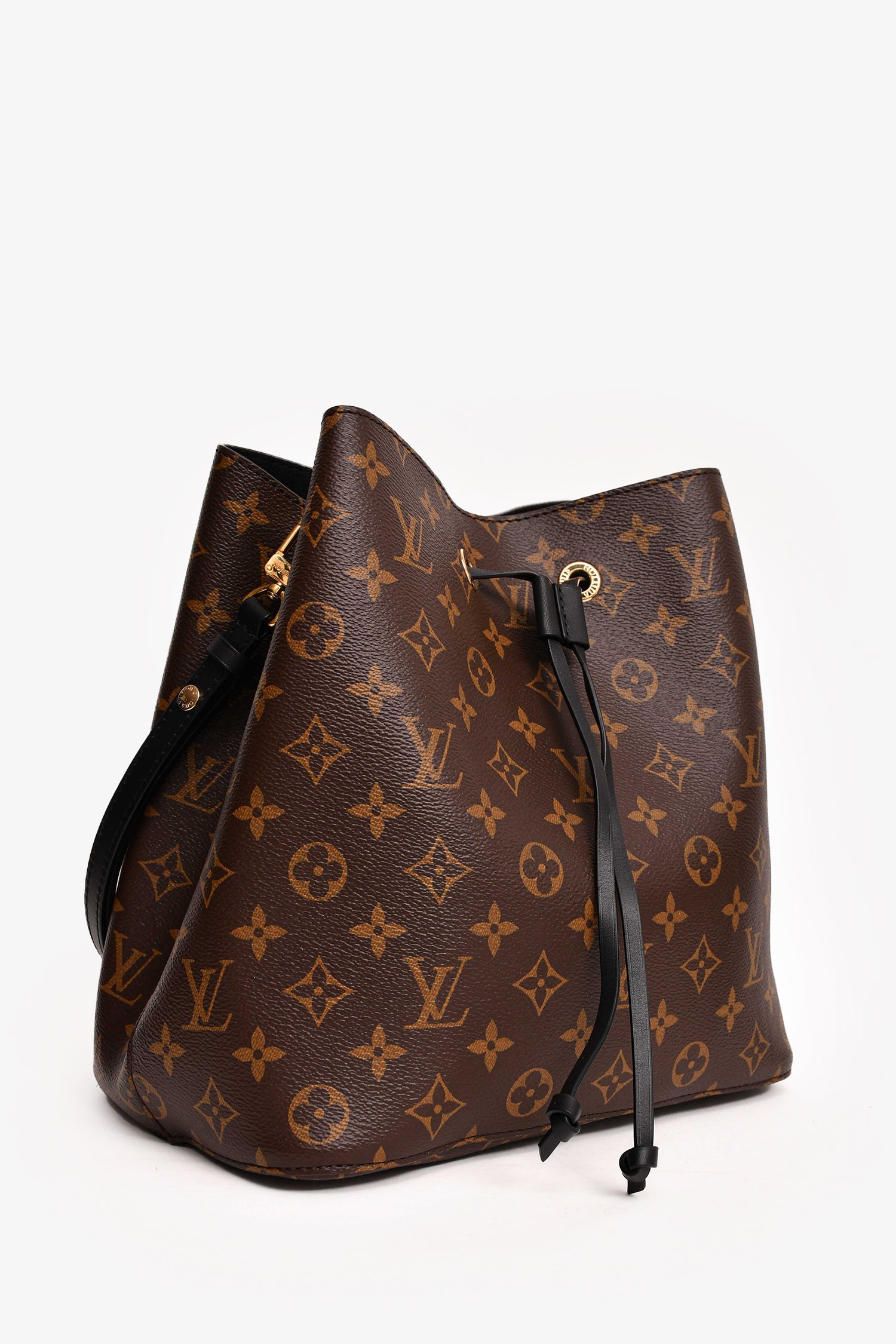 Louis Vuitton 2019 Black/Brown Monogram NeoNeo MM Bucket Bag