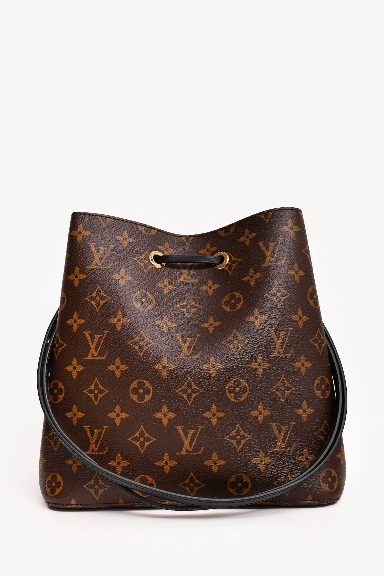 Louis Vuitton 2019 Black/Brown Monogram NeoNeo MM Bucket Bag
