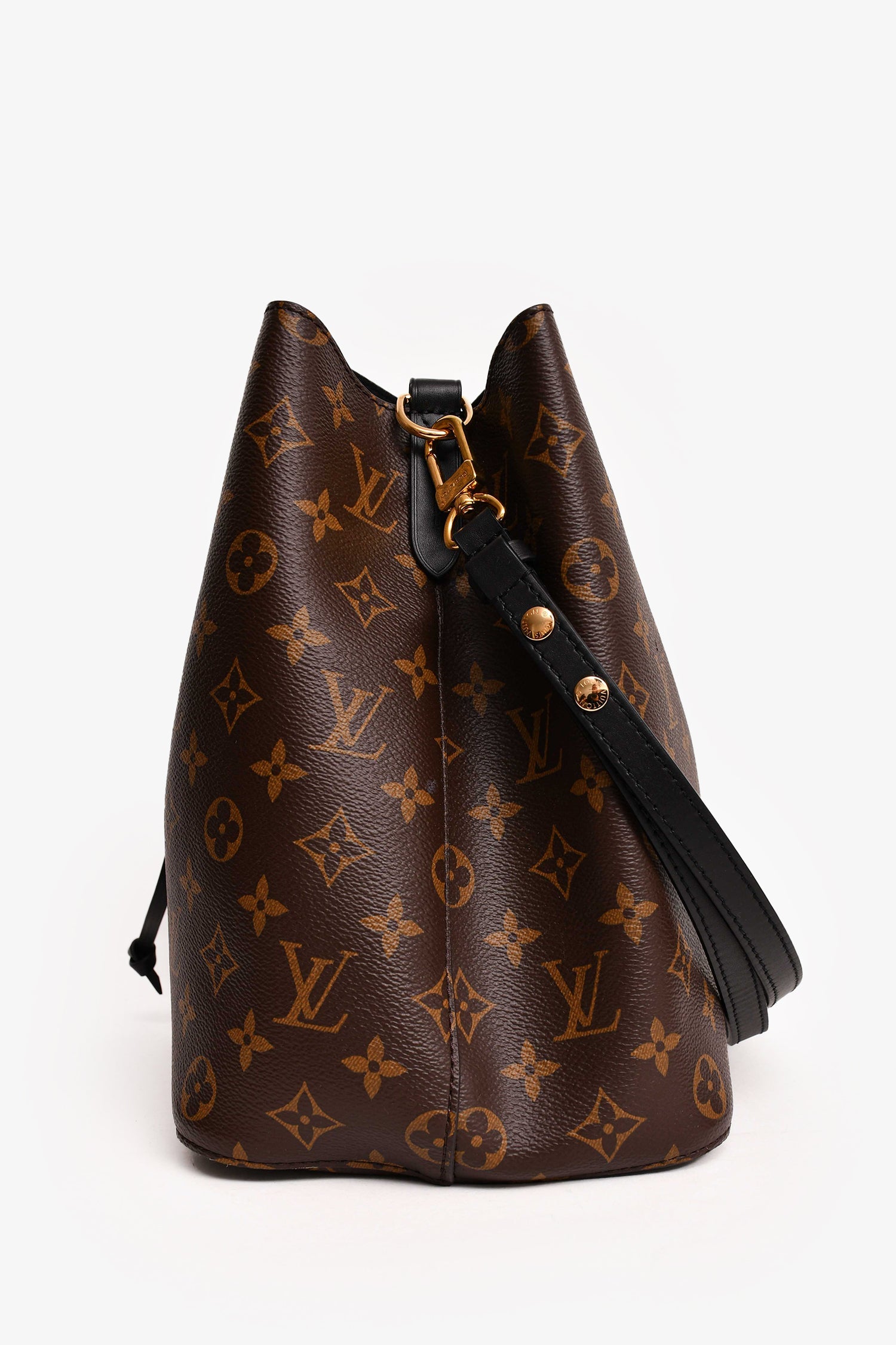 Louis Vuitton 2019 Black/Brown Monogram NeoNeo MM Bucket Bag