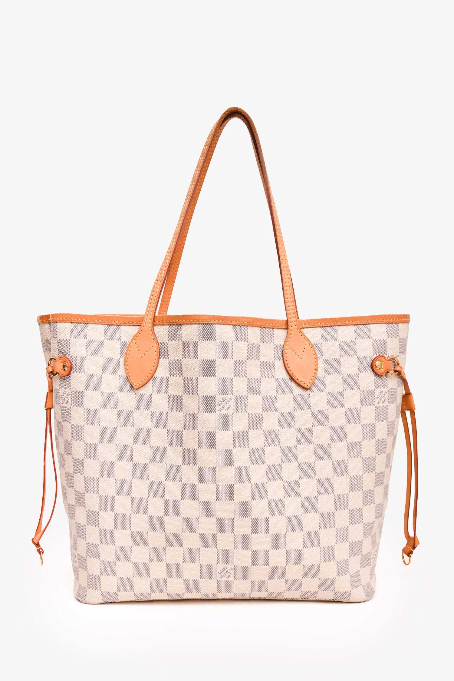 Louis Vuitton 2017 Damier Azur Neverfull MM with Pouch