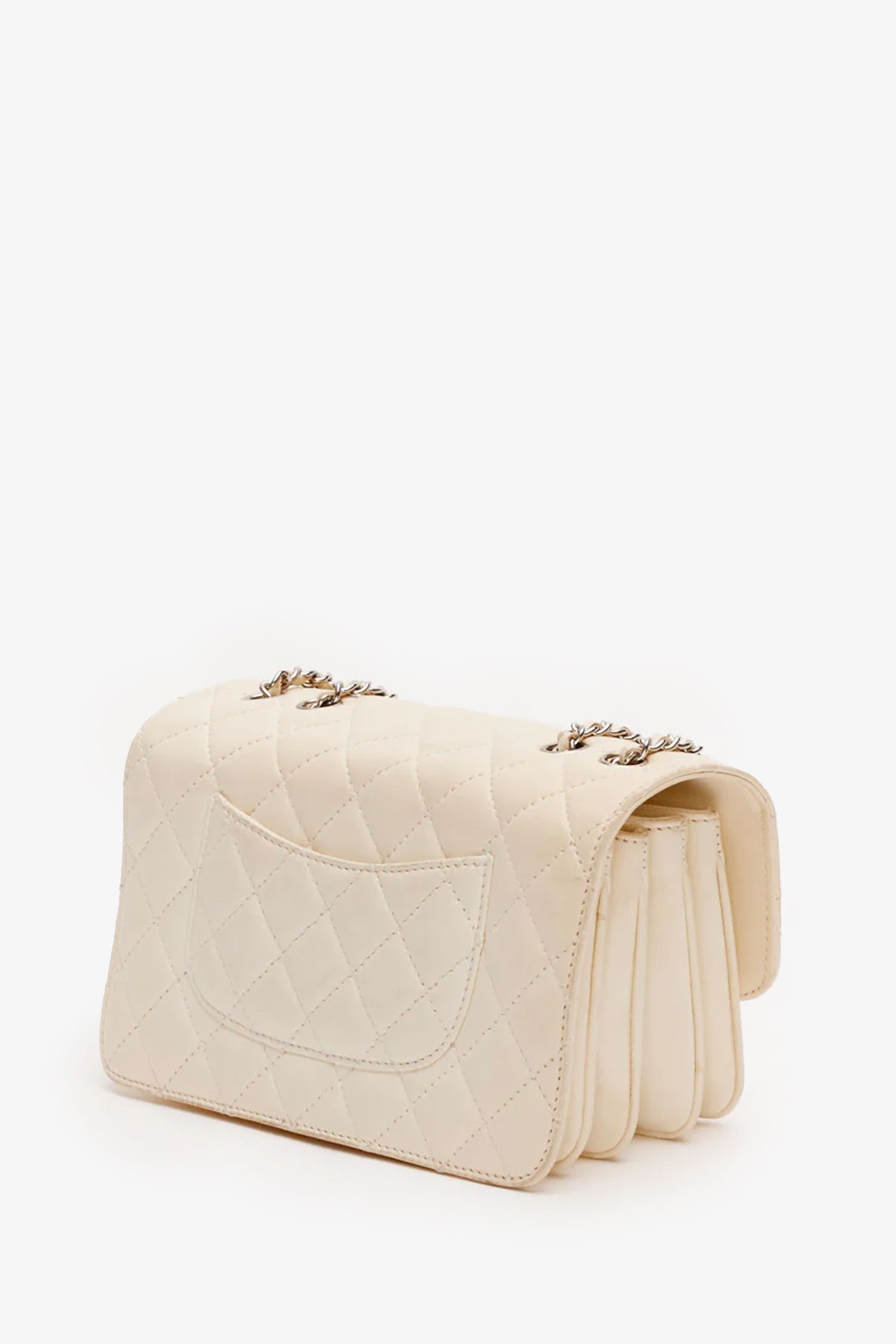 Pre-Loved Chanel™ Cream Lambskin Timeless Bag