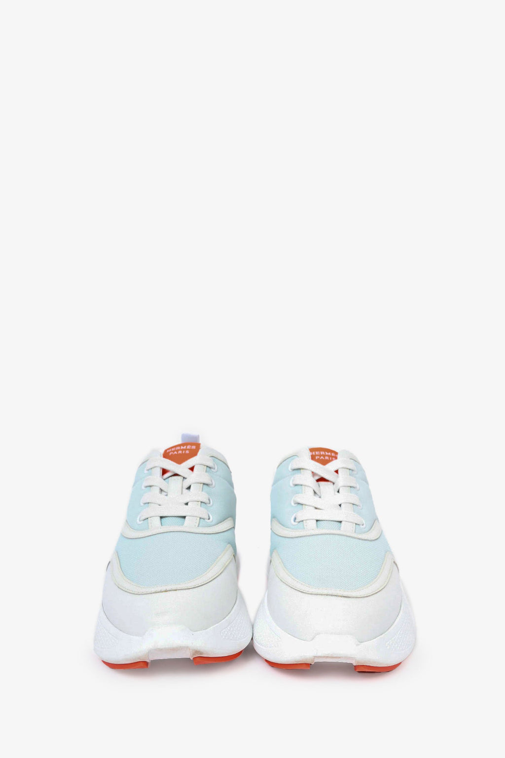 Hermès Light Blue/White Chunky Sneakers Size 37.5