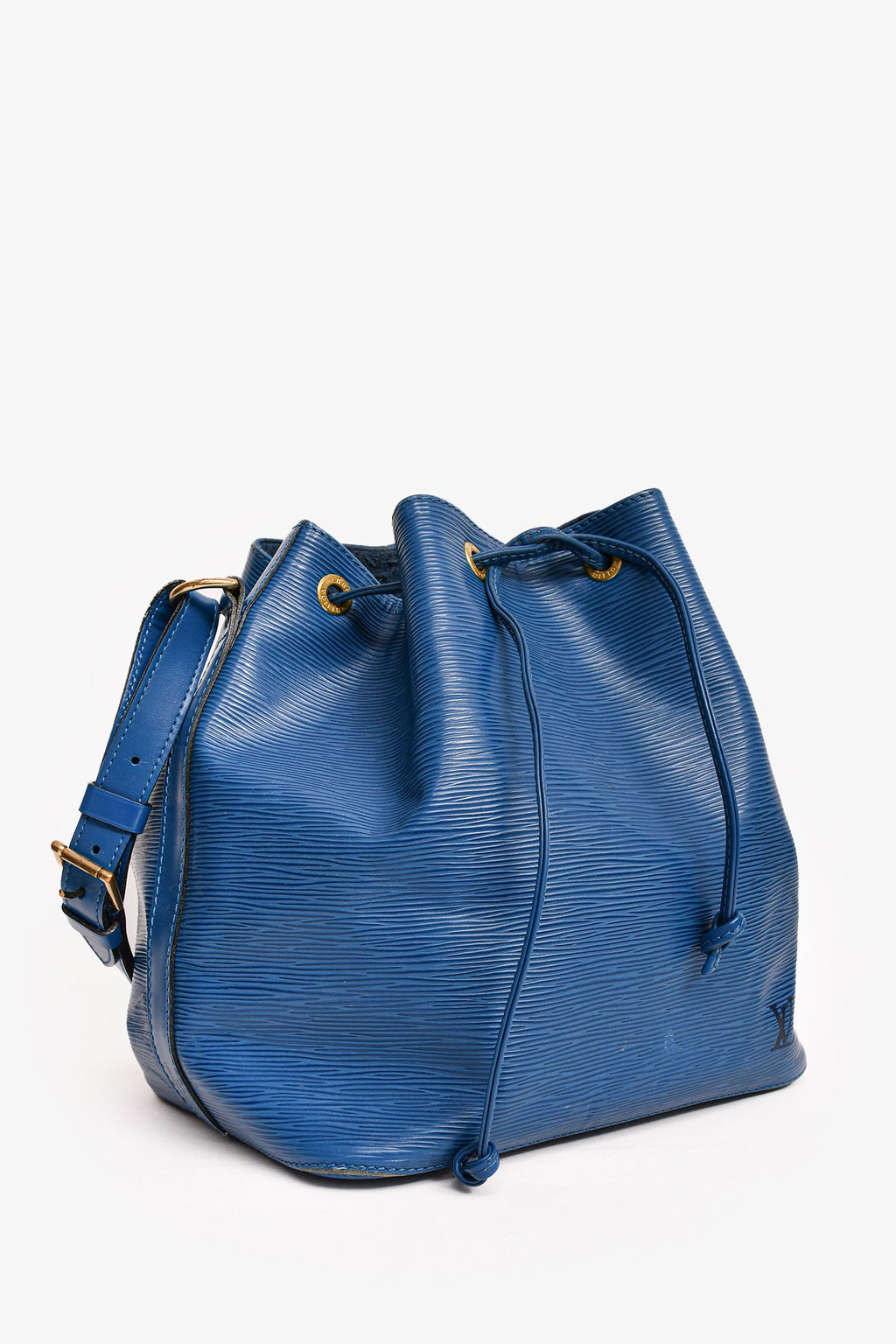 Louis Vuitton 1994 Blue Epi Leather Neo Bucket Bag (As Is)