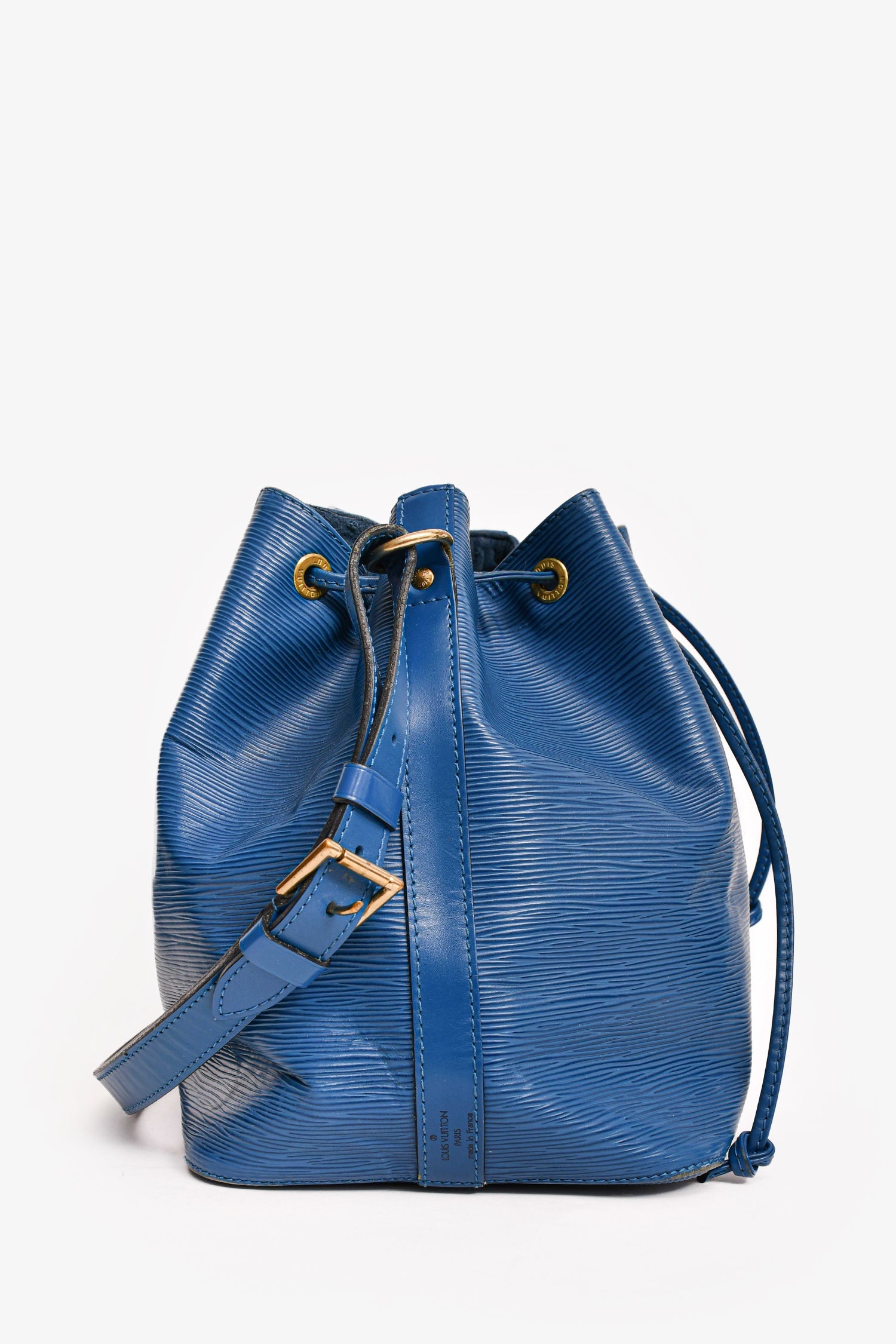 Louis Vuitton 1994 Blue Epi Leather Neo Bucket Bag (As Is)