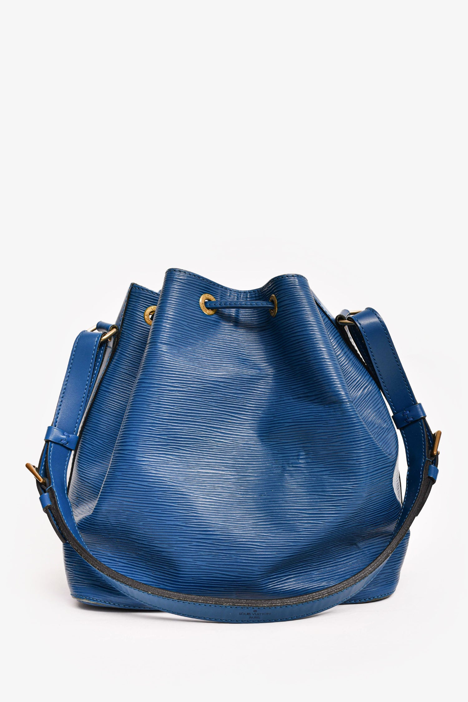 Louis Vuitton 1994 Blue Epi Leather Neo Bucket Bag (As Is)