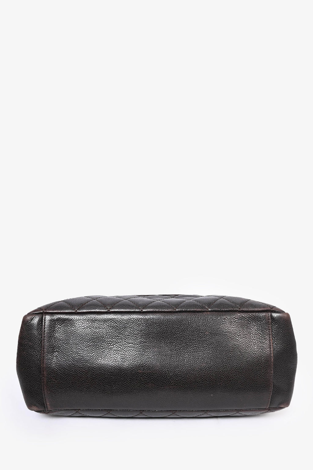 Pre-Loved Chanel™ 2006 Brown Caviar Grand Shopping Tote (As Is)