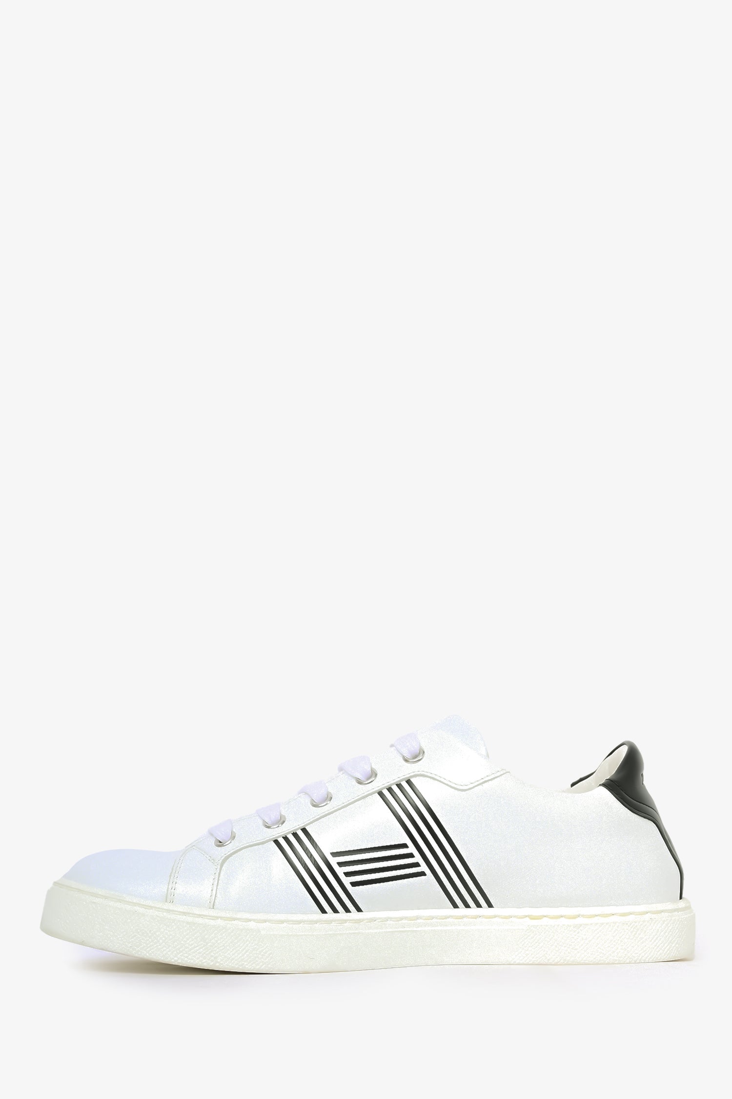 Hermès White/Black Leather 'Advantage' Sneakers Size 38