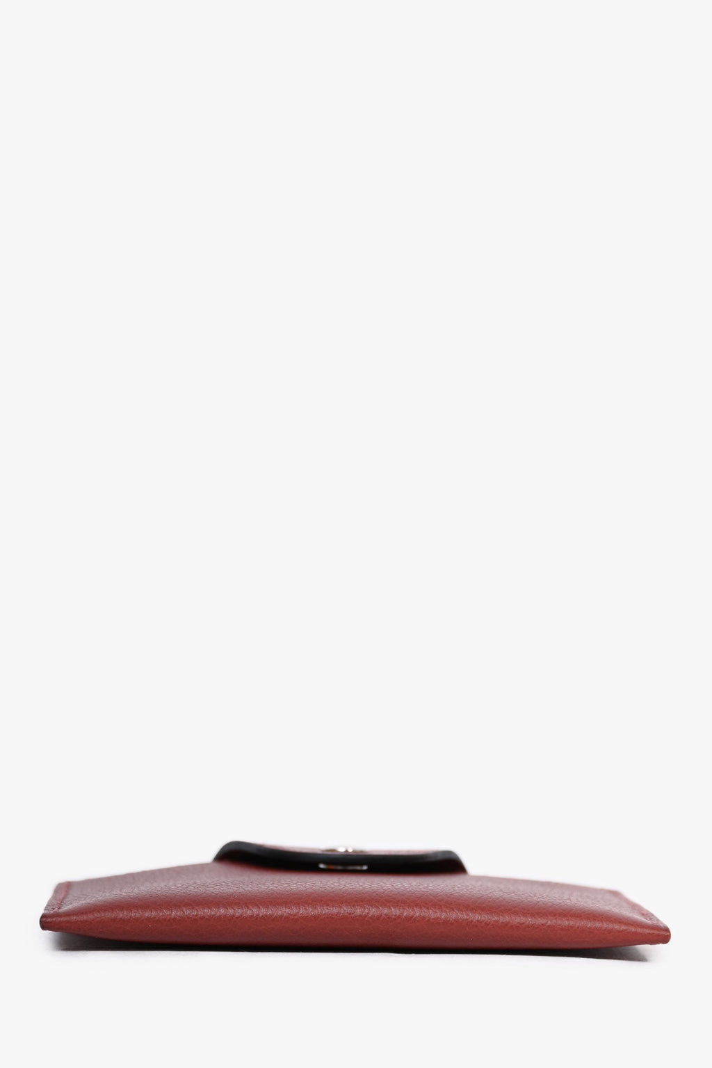 Hermès 2023 Burgundy Leather Snap Closure 'Iliade'  Wallet