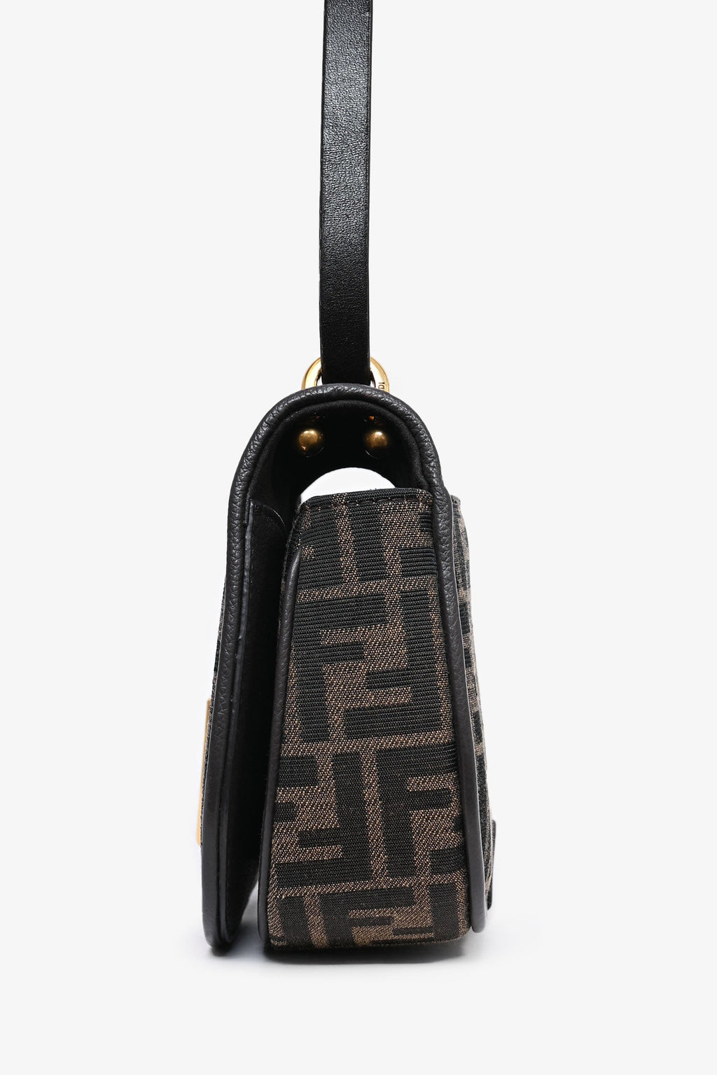 Fendi Brown Zucca Jacquard Small C'Mon Crossbody Bag
