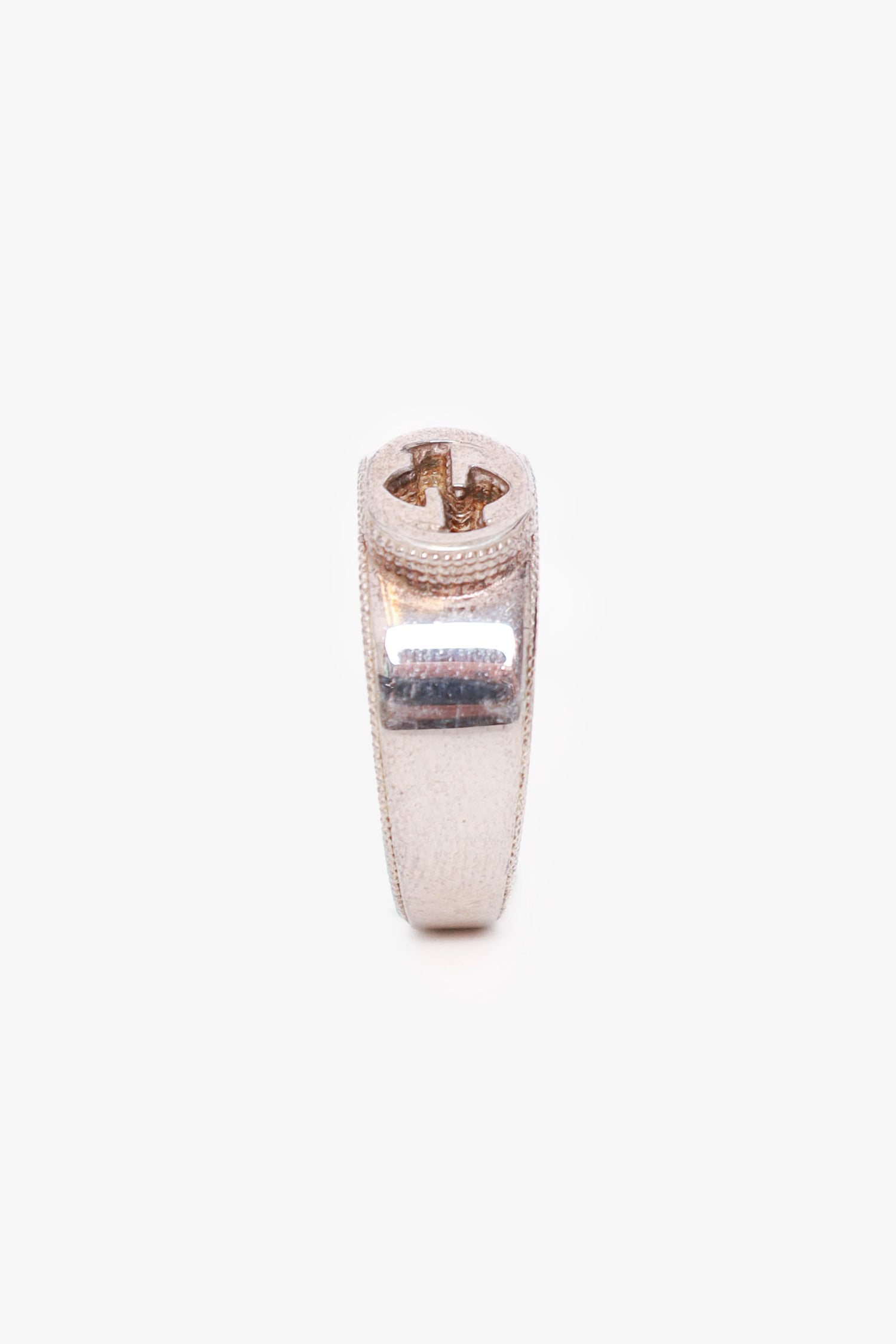 Gucci Sterling Silver Interlocking G Ring