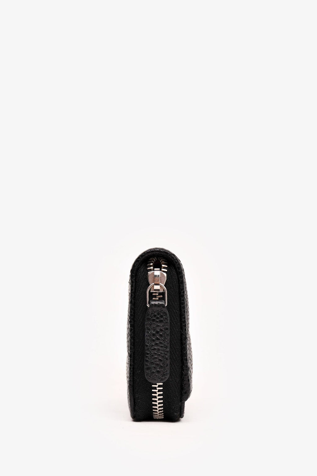 Pre-Loved Chanel™ 2021 Black Caviar Classic Zip  Holder