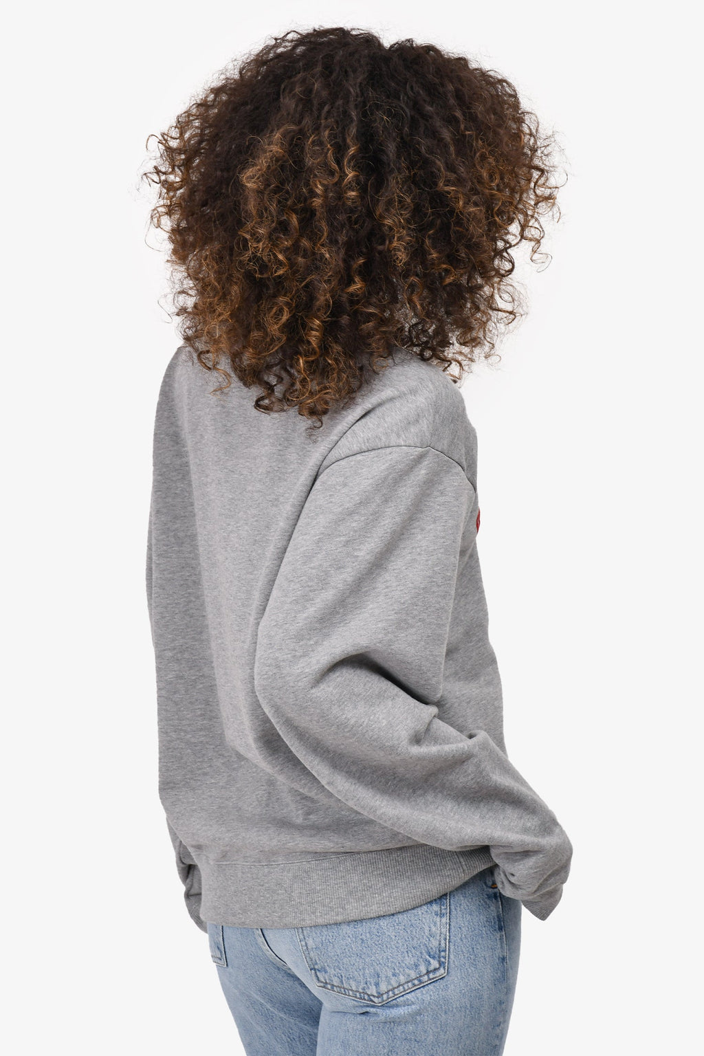 Celine Grey Cotton 'Blason' Sweatshirt Size M
