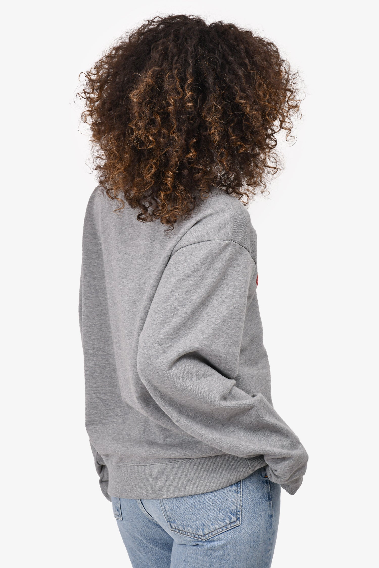 Celine Grey Cotton 'Blason' Sweatshirt Size M