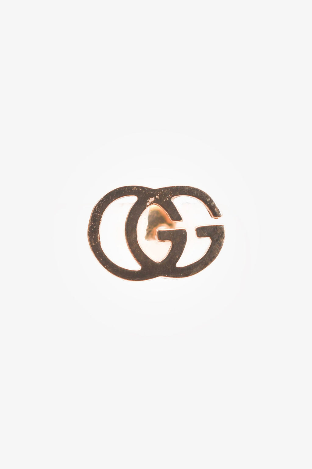 Gucci 18K Yellow Gold Running G Stud Earrings