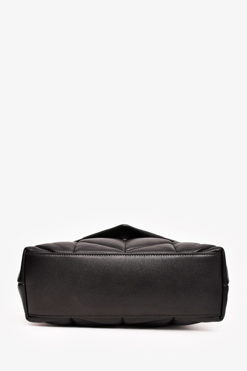 Saint Laurent Black Quilted Leather Small LouLou Puffer Shoulder Bag