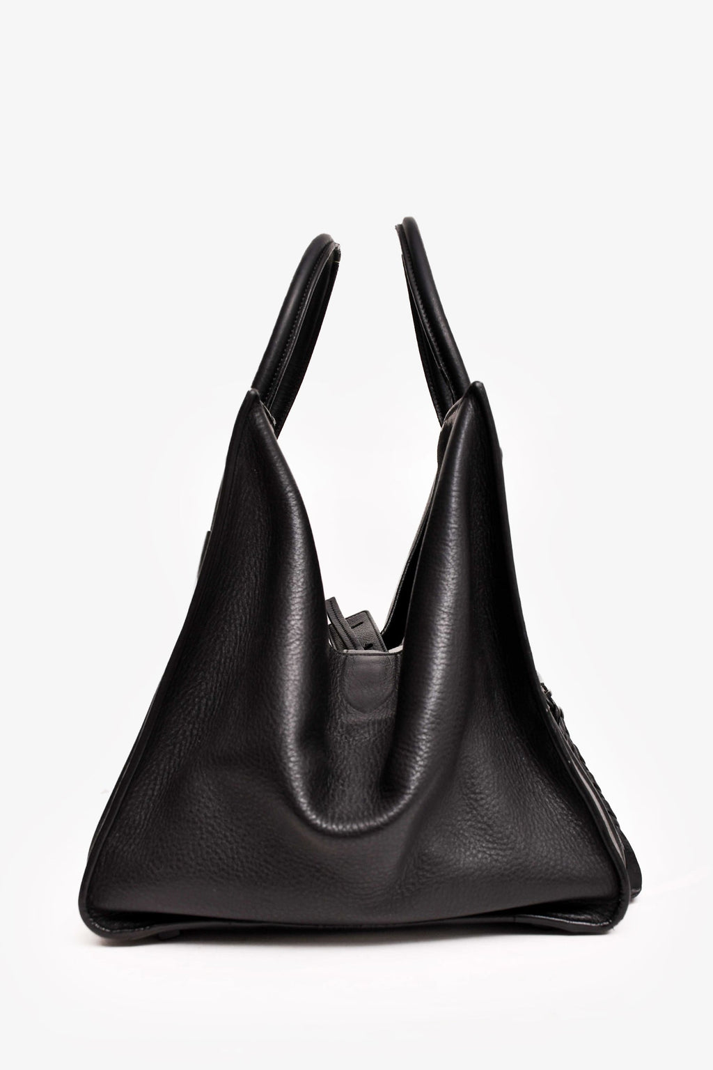 Celine Black Leather Phantom Tote