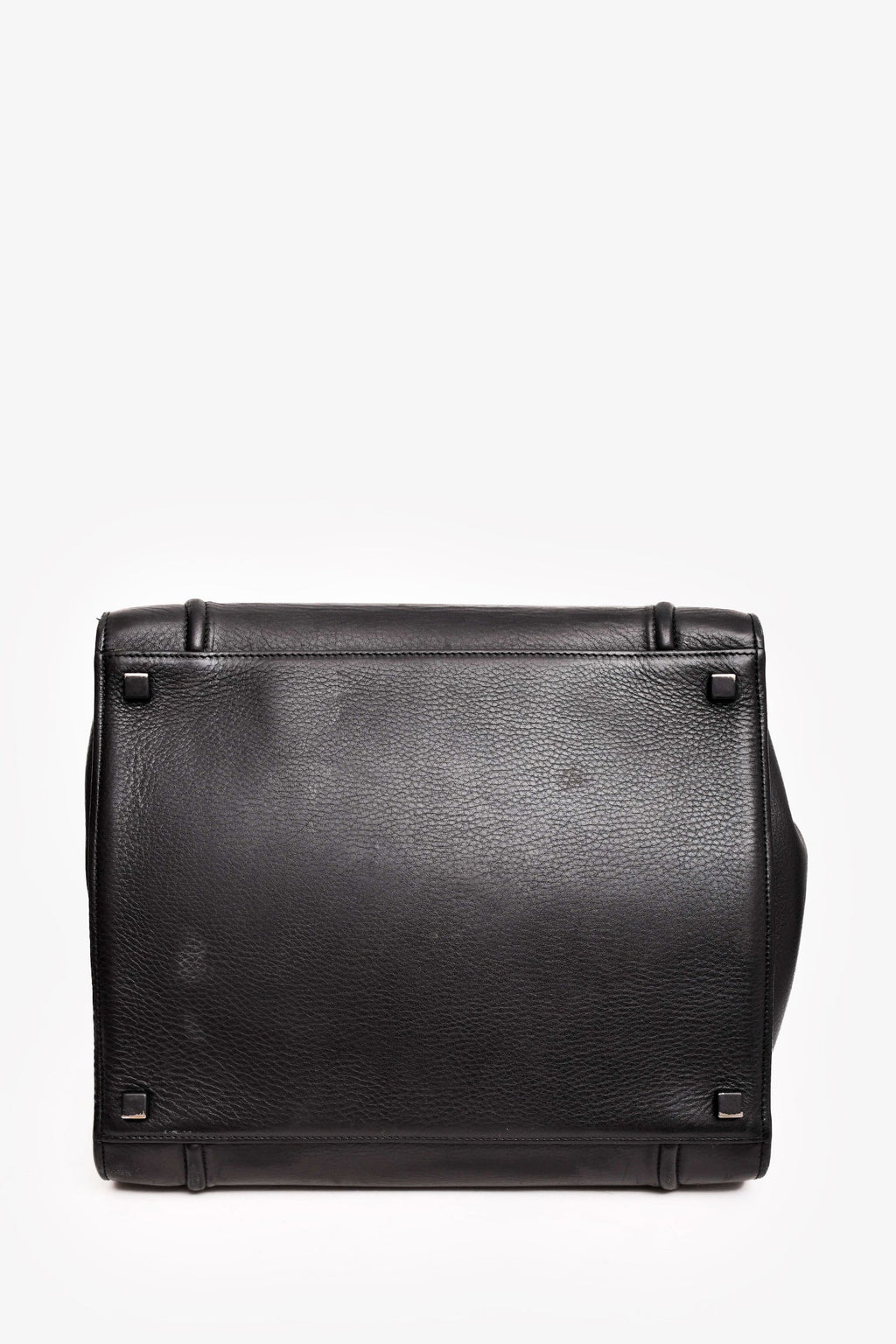 Celine Black Leather Phantom Tote