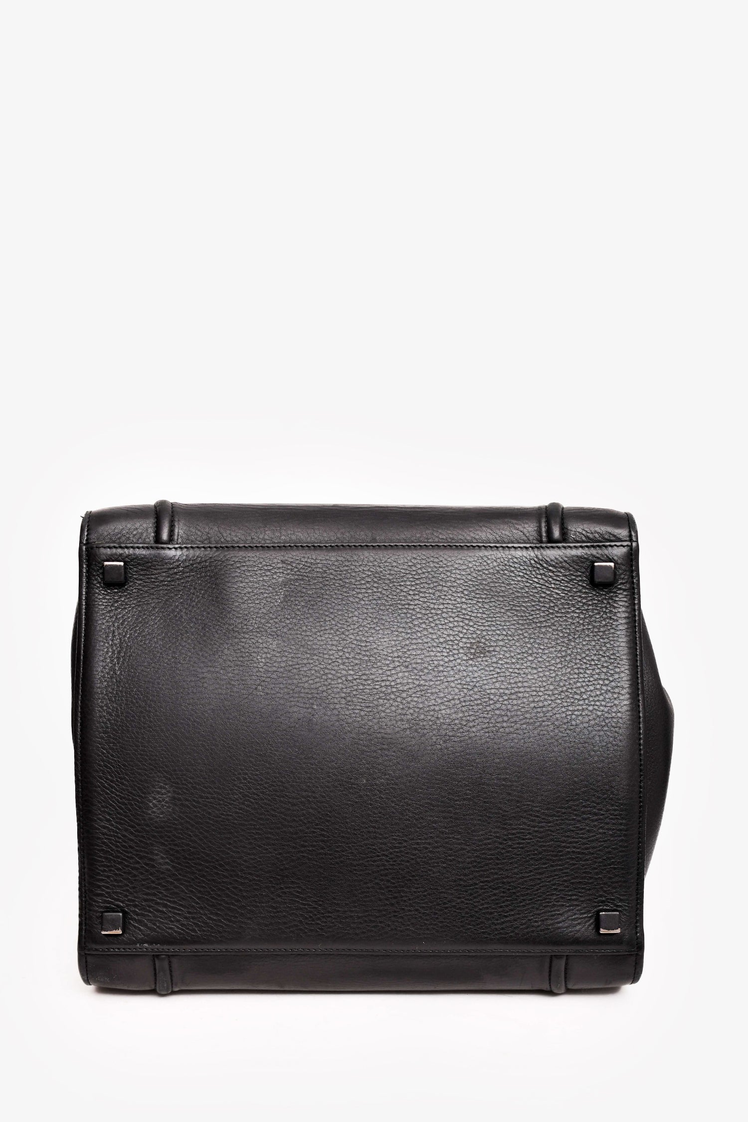 Celine Black Leather Phantom Tote