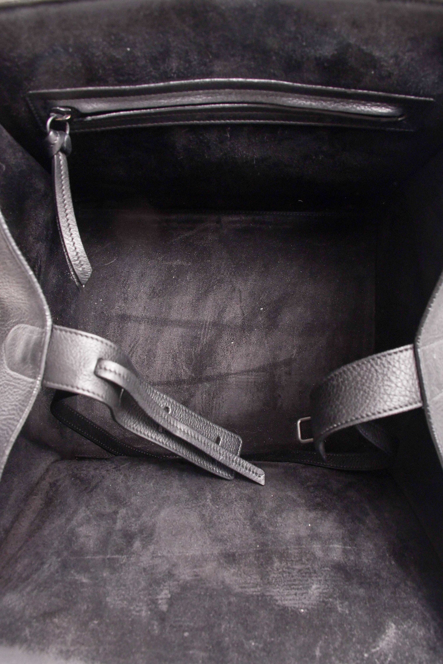 Celine Black Leather Phantom Tote