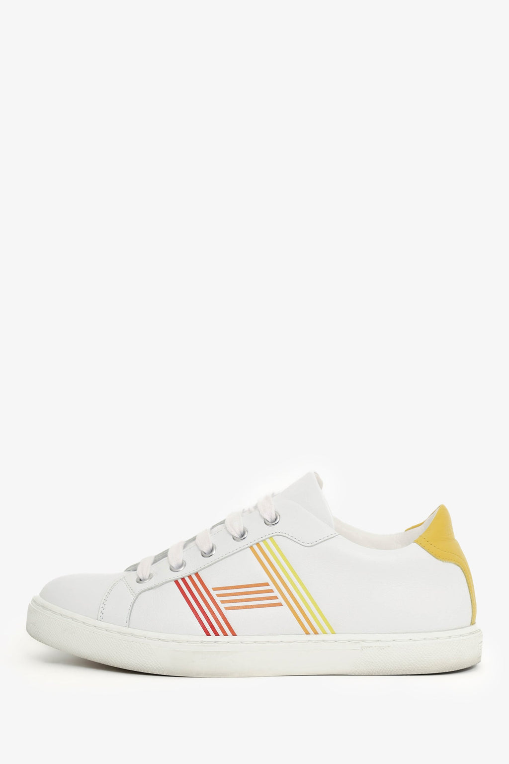 Hermès White Leather Avantage Sneakers Size 37