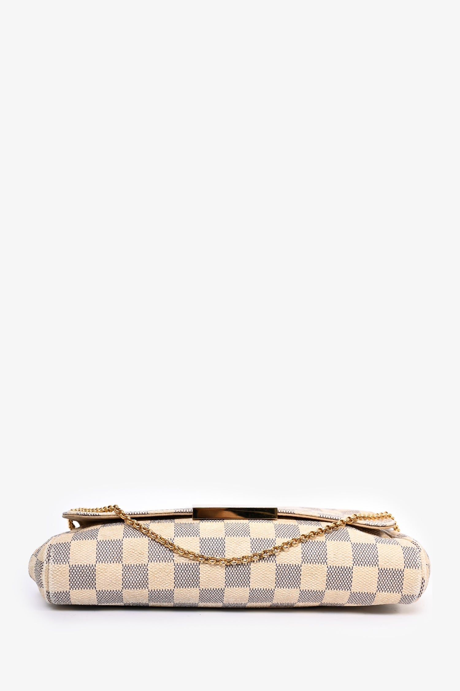 Louis Vuitton 2016 Damier Azur Favourite MM Bag with Strap (As Is)