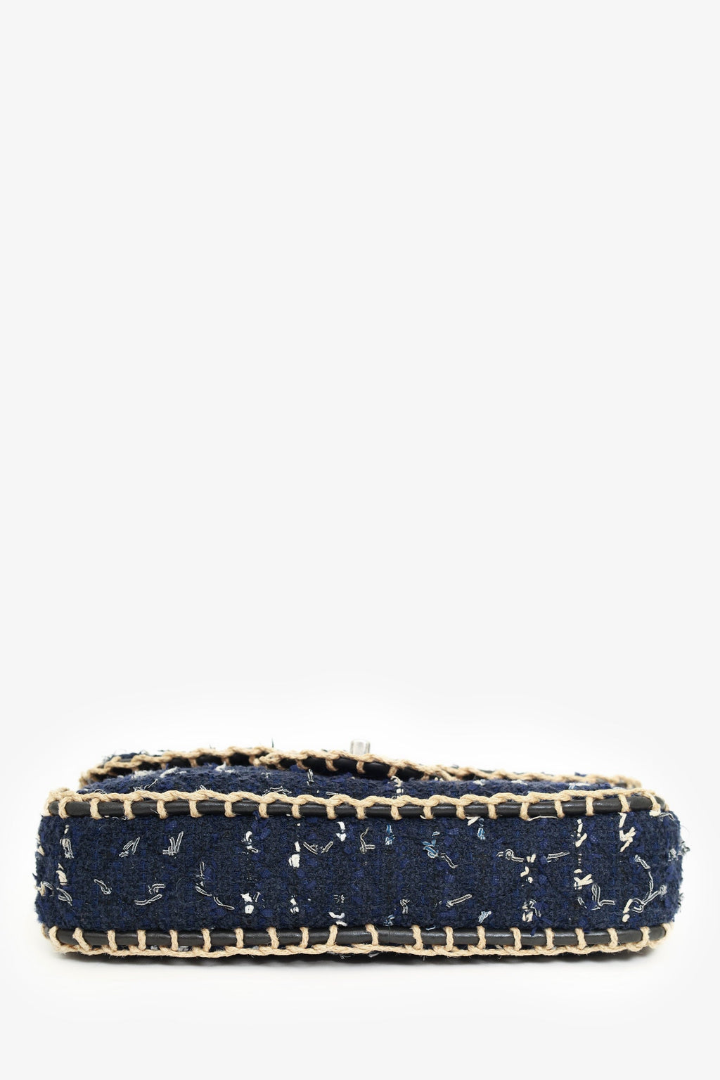 Pre-Loved Chanel™ Chanel 2010-11 Navy Tweed St. Tropez Flap Bag