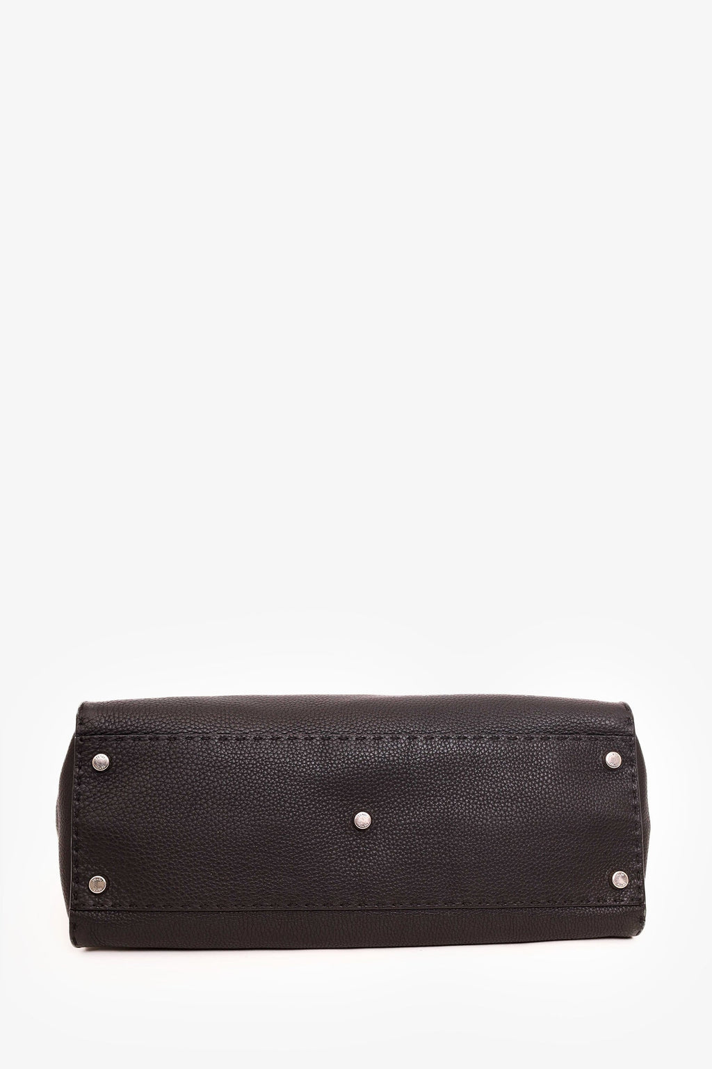 Fendi Black Leather Large Peekaboo with Strap