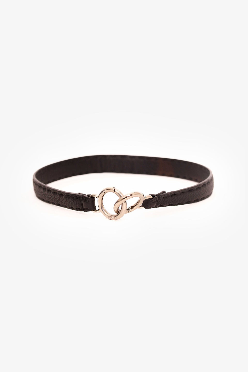Fendi Black Leather Large Peekaboo with Strap