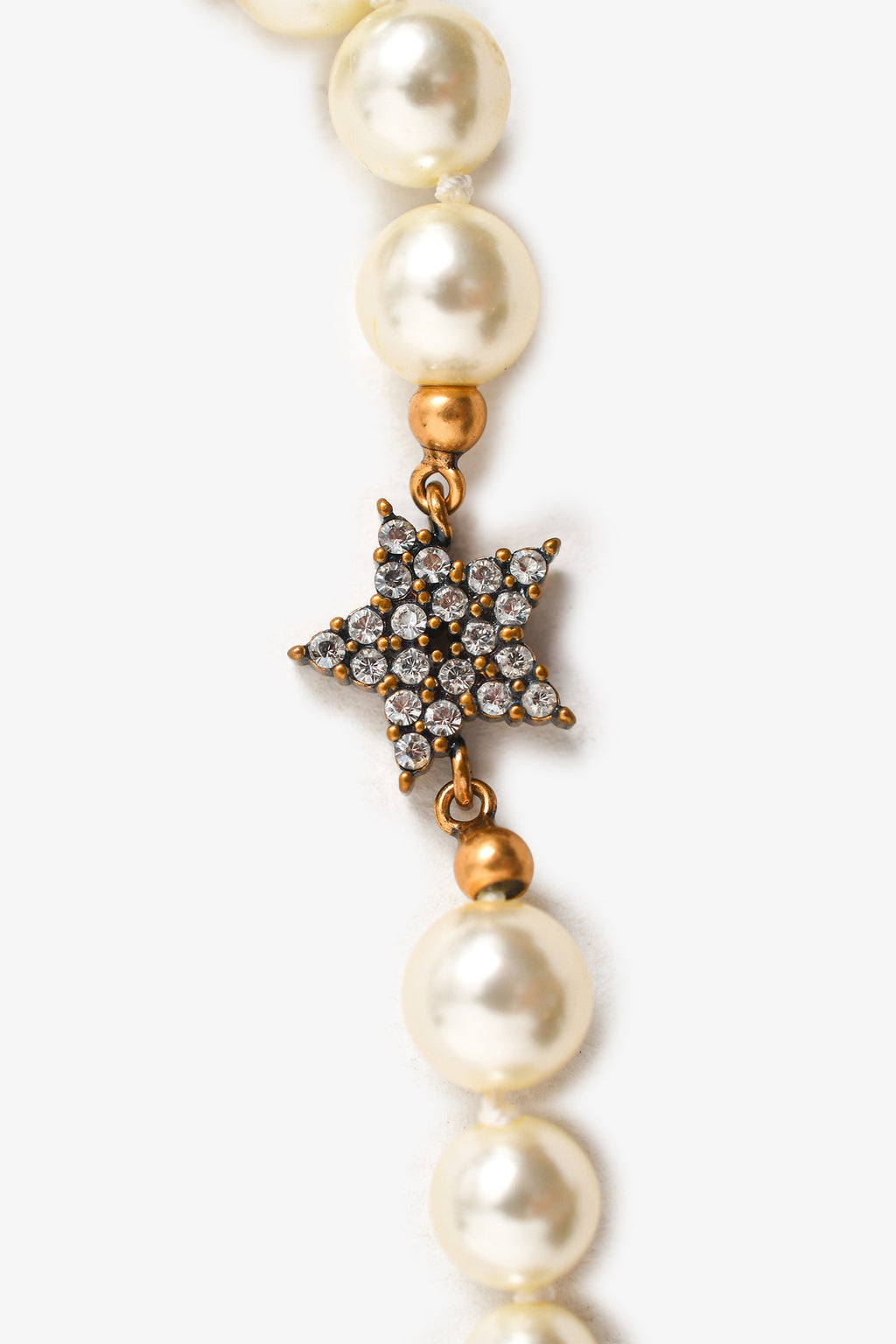 Christian Dior Gold Tone/Faux Pearl J'aDior Necklace