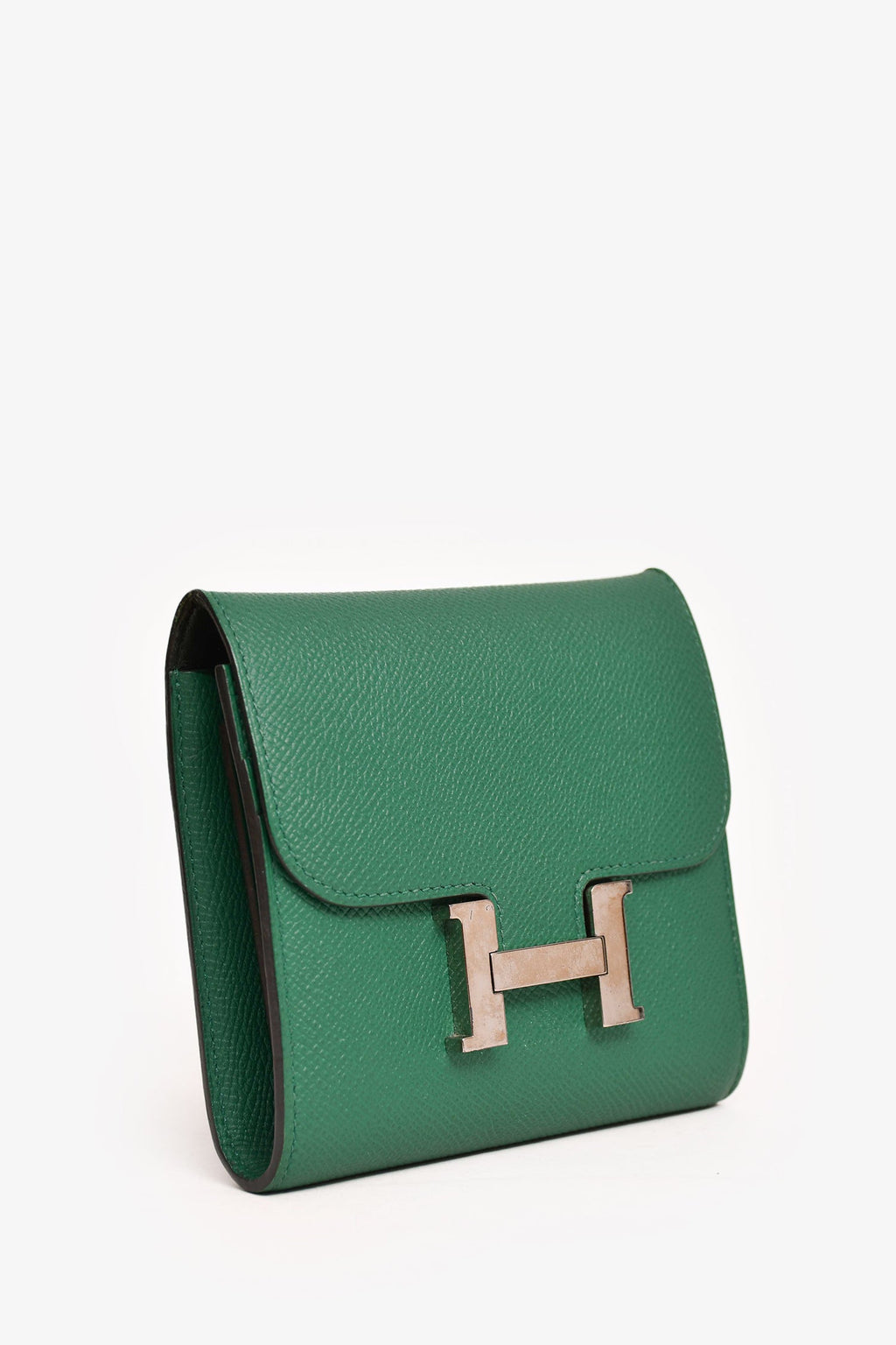 Hermès 2018 Vert Vertigo Epsom Constance Wallet PHW