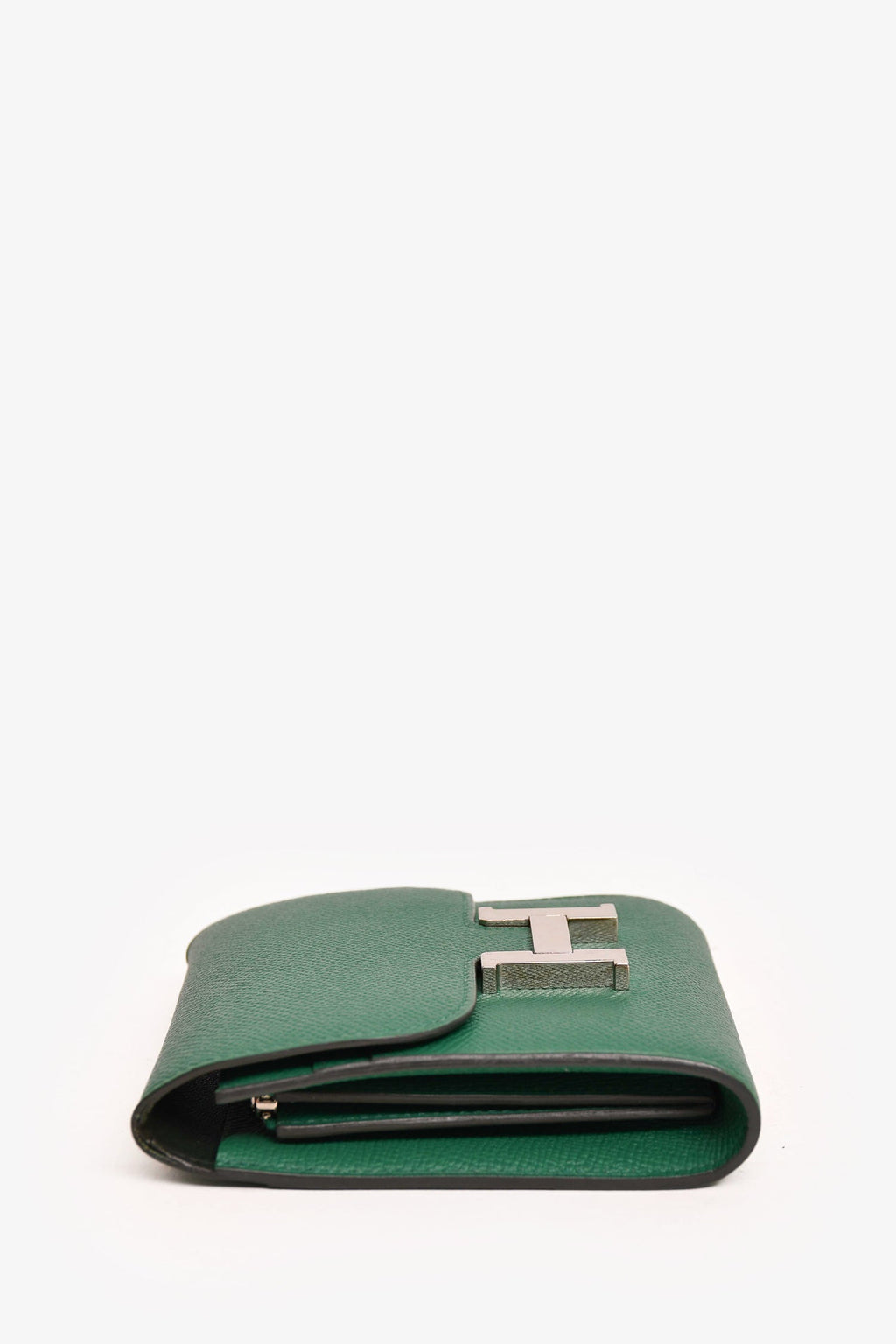 Hermès 2018 Vert Vertigo Epsom Constance Wallet PHW