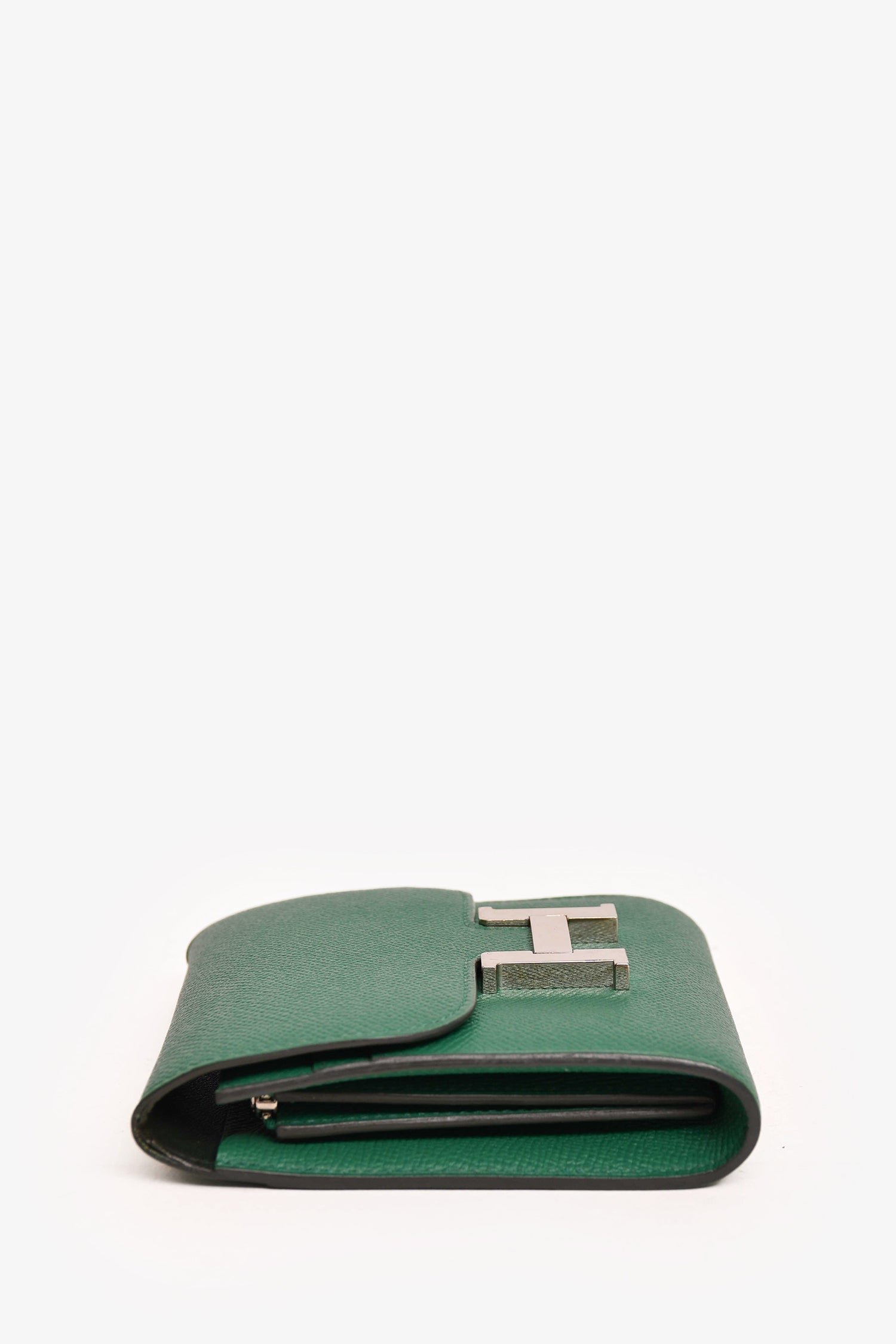 Hermès 2018 Vert Vertigo Epsom Constance Wallet PHW